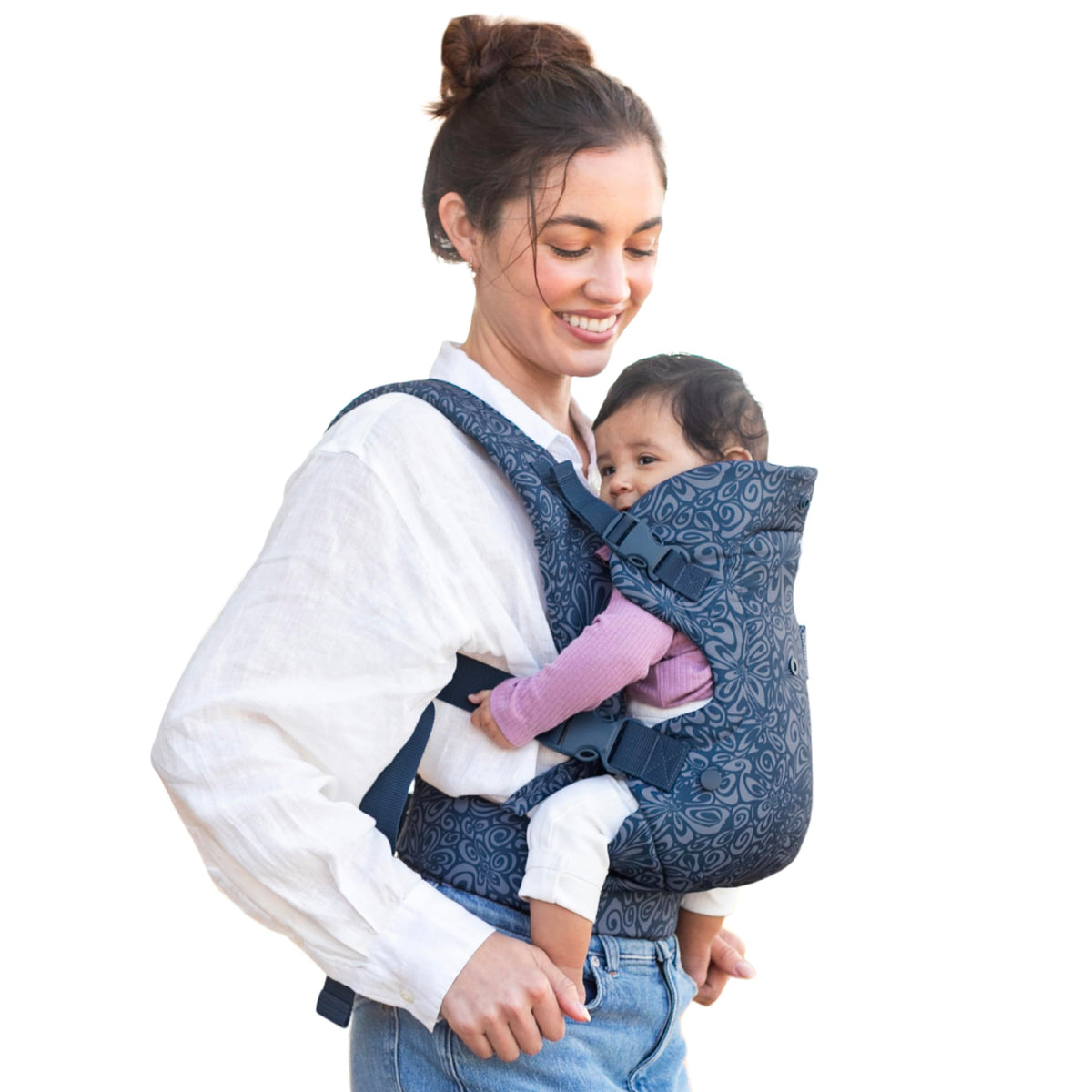 Infantino Flip 4-in-1 Baby Carrier Convertible Ergonomic, Gray
