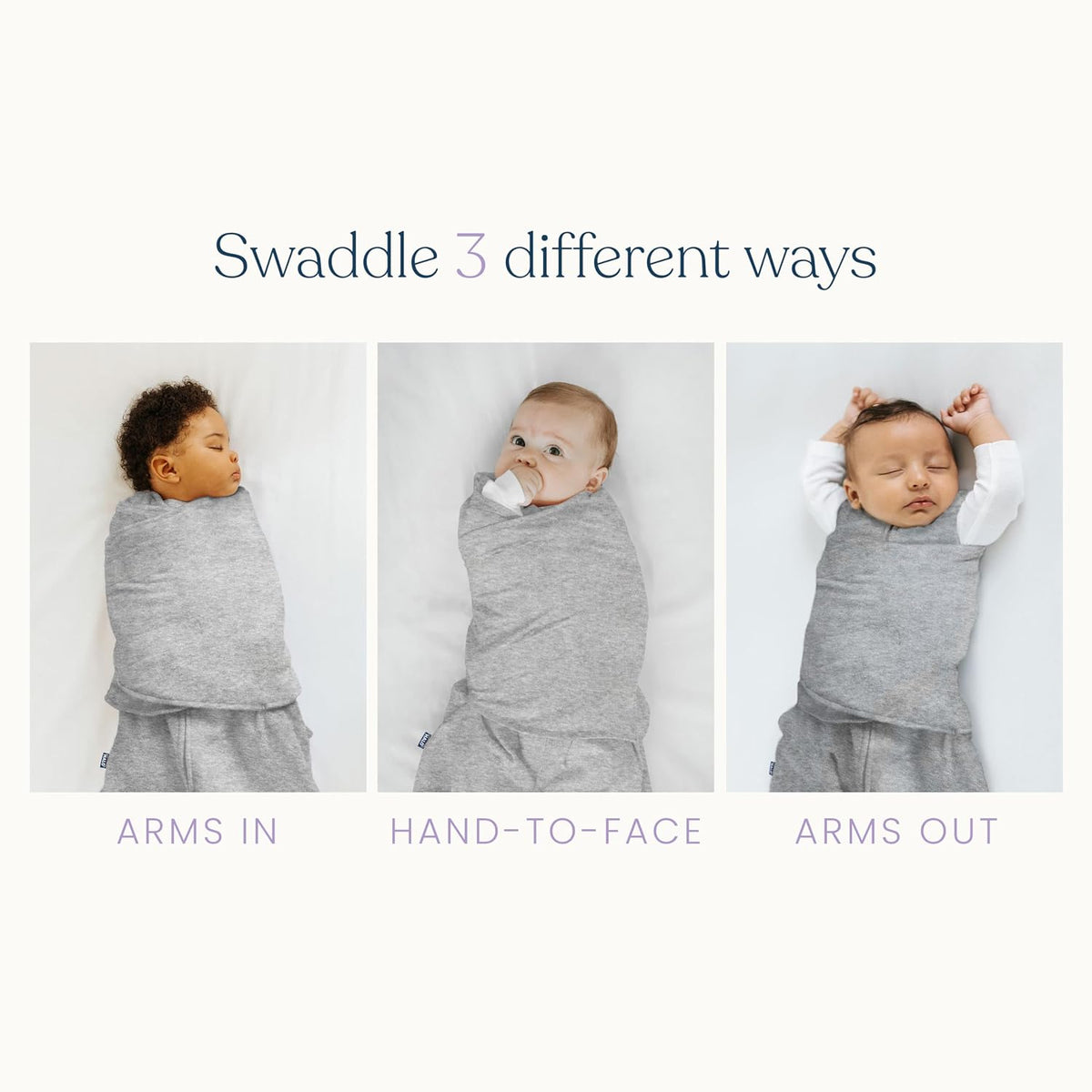 HALO SleepSack Swaddle | Cotton | 1.5 TOG | 68-75°F | 6-12 lbs |Baby Blue