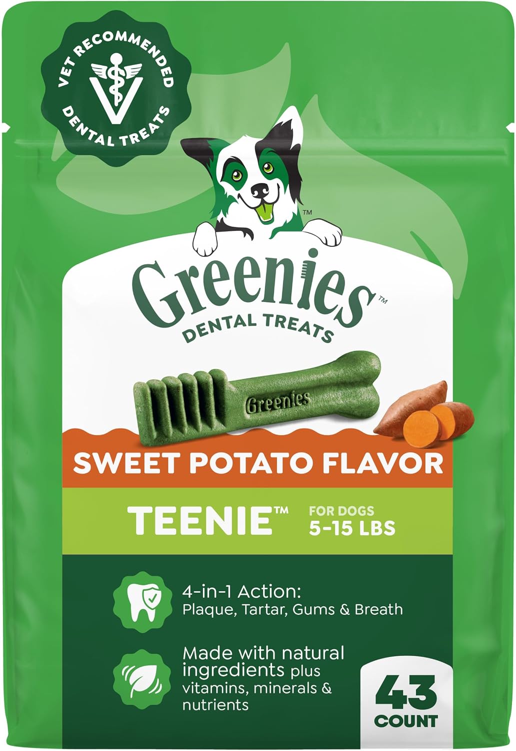 Greenies Teenie Original Natural Dental Dog Treats, Chicken, 96 Count Father Jim Norris notebooks
