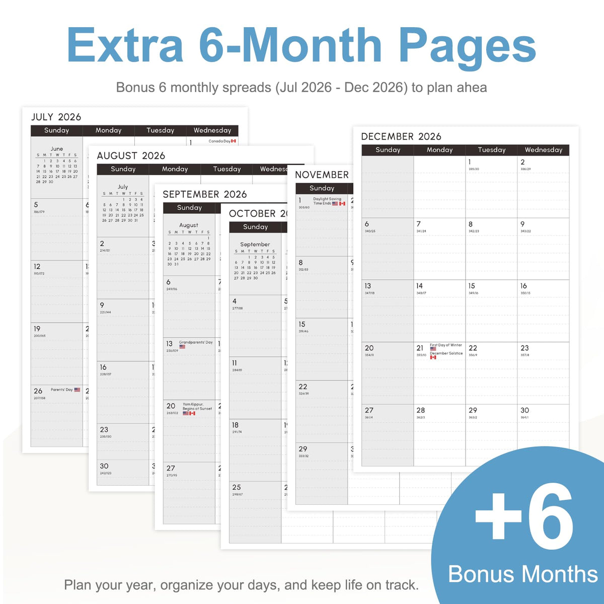 2027 Planner, Weekly and Monthly Calendar Planner Book, A5(6.3'' x 8.5'') Father Jim Norris notebooks