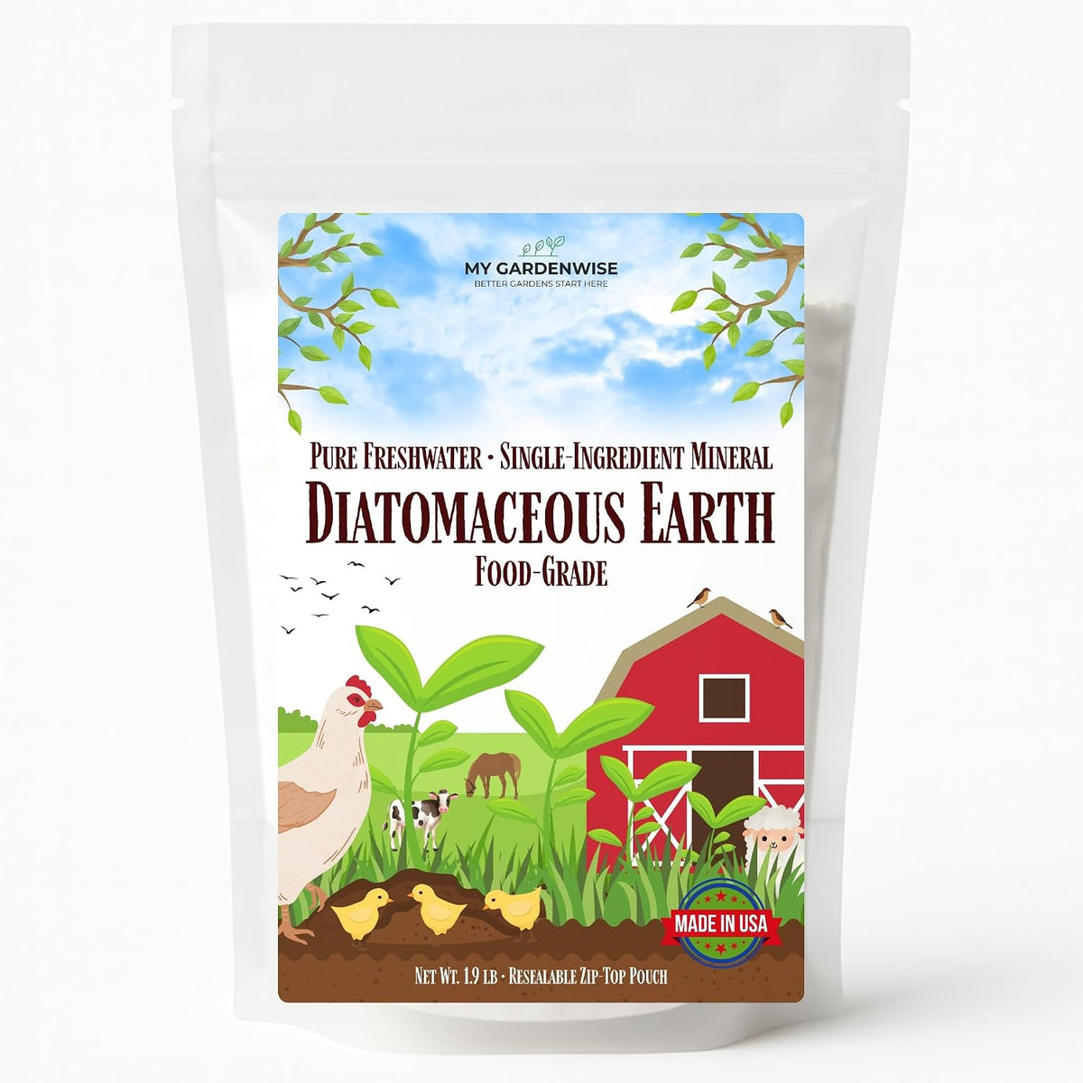 GARDENWISE 6-3-0 All-Purpose Professional Eco-Friendly Slow-Release Nitrogen Fertilizer with Iron & Calcium,Non-Burning, Enhances Soil Structure,for Indoor&Outdoor Plants,Vegetable Gardens (2 QUARTS) Father Jim Norris notebooks