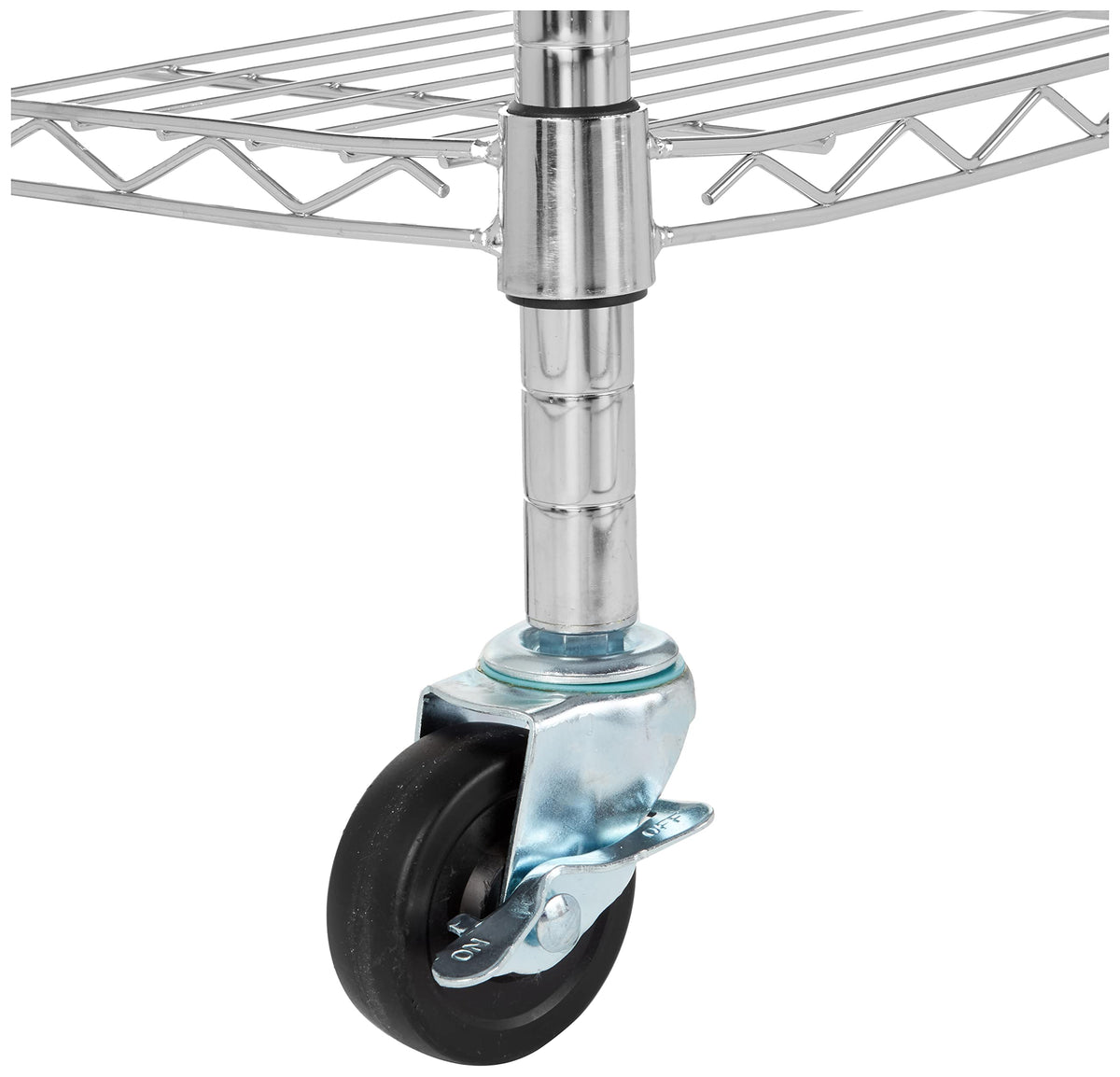 Amazon Basics 5-Shelf Adjustable Heavy Duty Steel Wire Storage Shelves for Garage