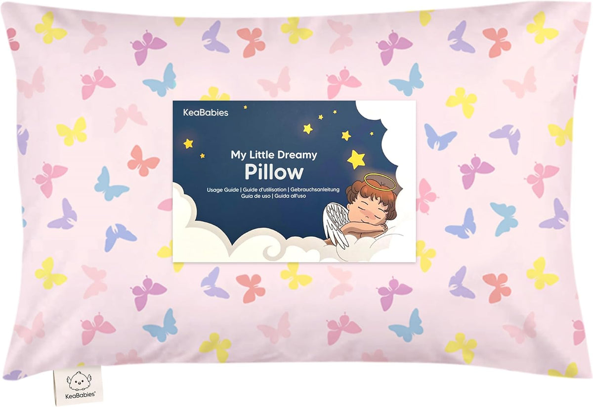 Toddler Pillow with Pillowcase, 13x18 My Little Dreamy Pillow (ABC Land)