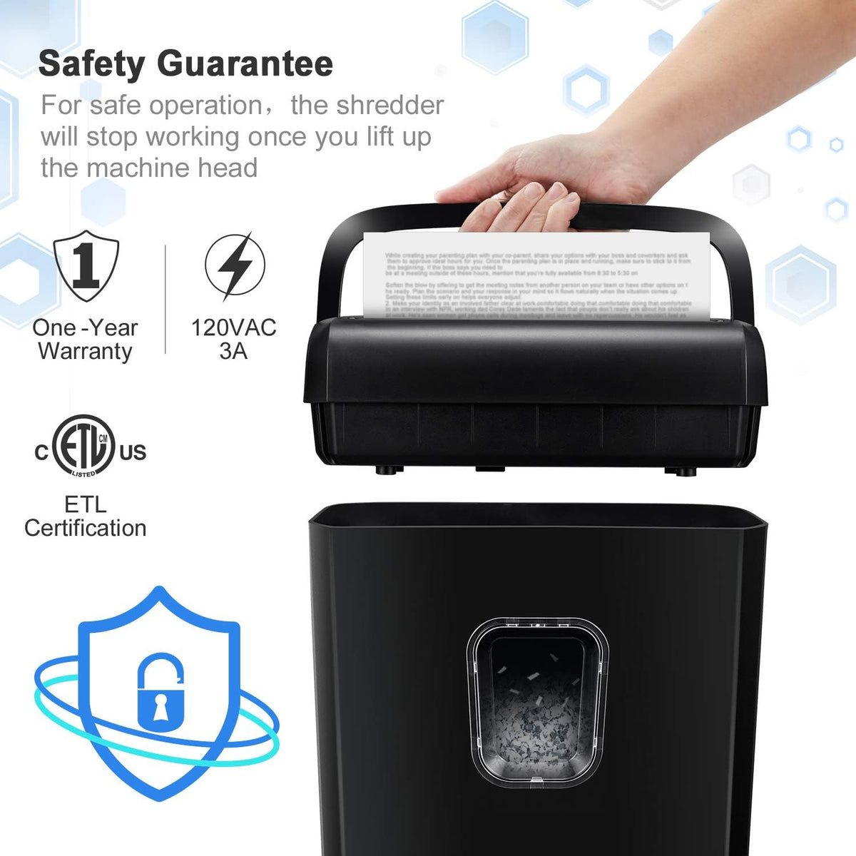 Bonsaii 6-Sheet Micro Cut Paper Shredder for Home, High Security Level P-4 Father Jim Norris notebooks