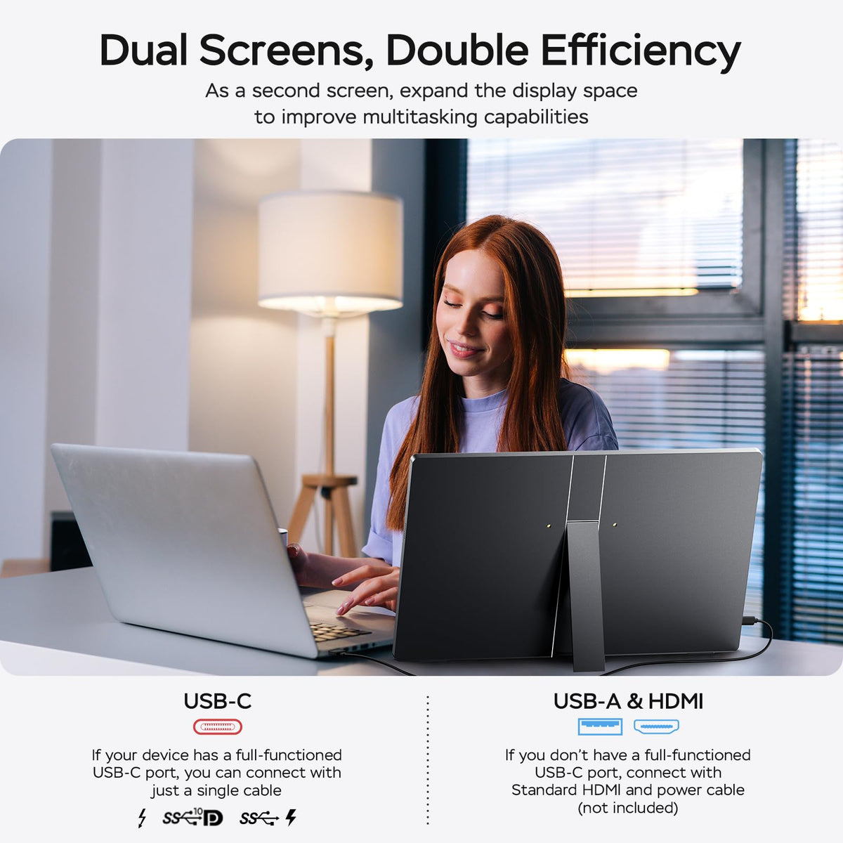 MNN 15.6" FHD 60Hz Portable Monitor USB-C HDMI IPS HDR Gaming Laptop Father Jim Norris notebooks