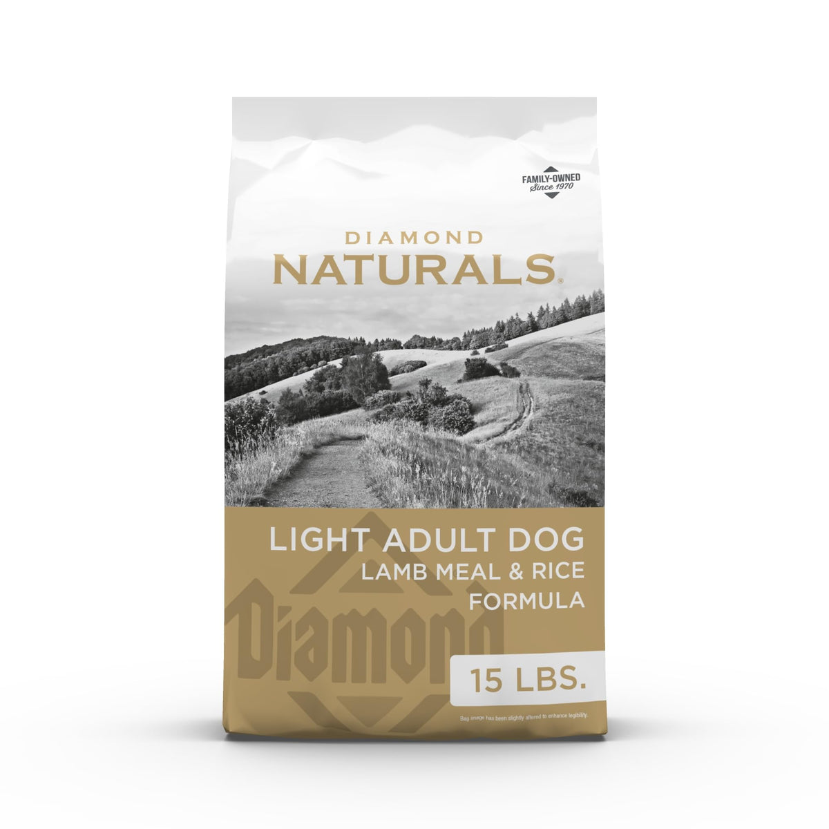 Diamond Naturals Light Adult Dry Dog Food, Lamb Meal & Rice, 30lb