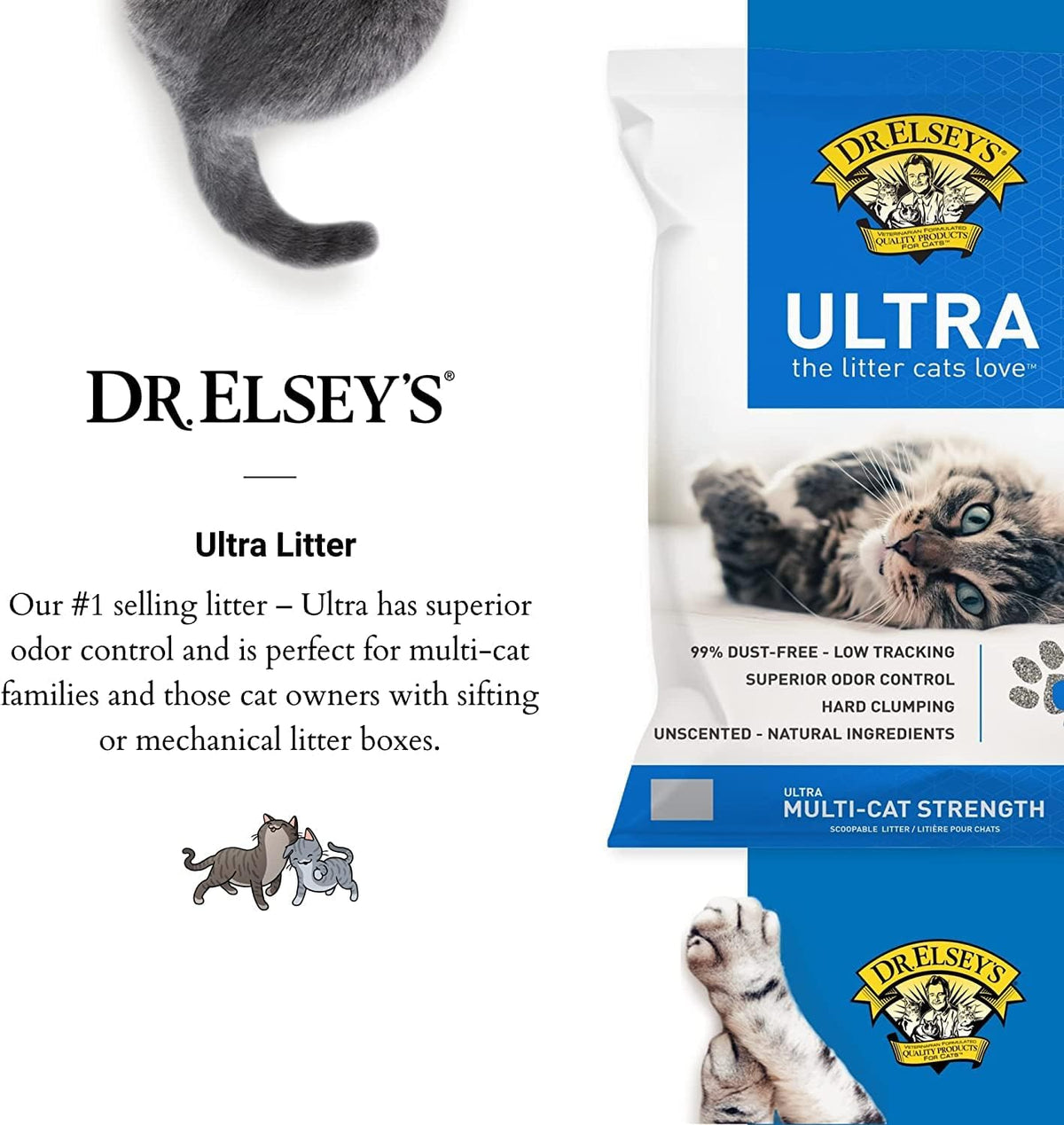 Dr. Elsey's Ultra UnScented Clumping Clay Cat Litter 40 lb. Bag Father Jim Norris notebooks