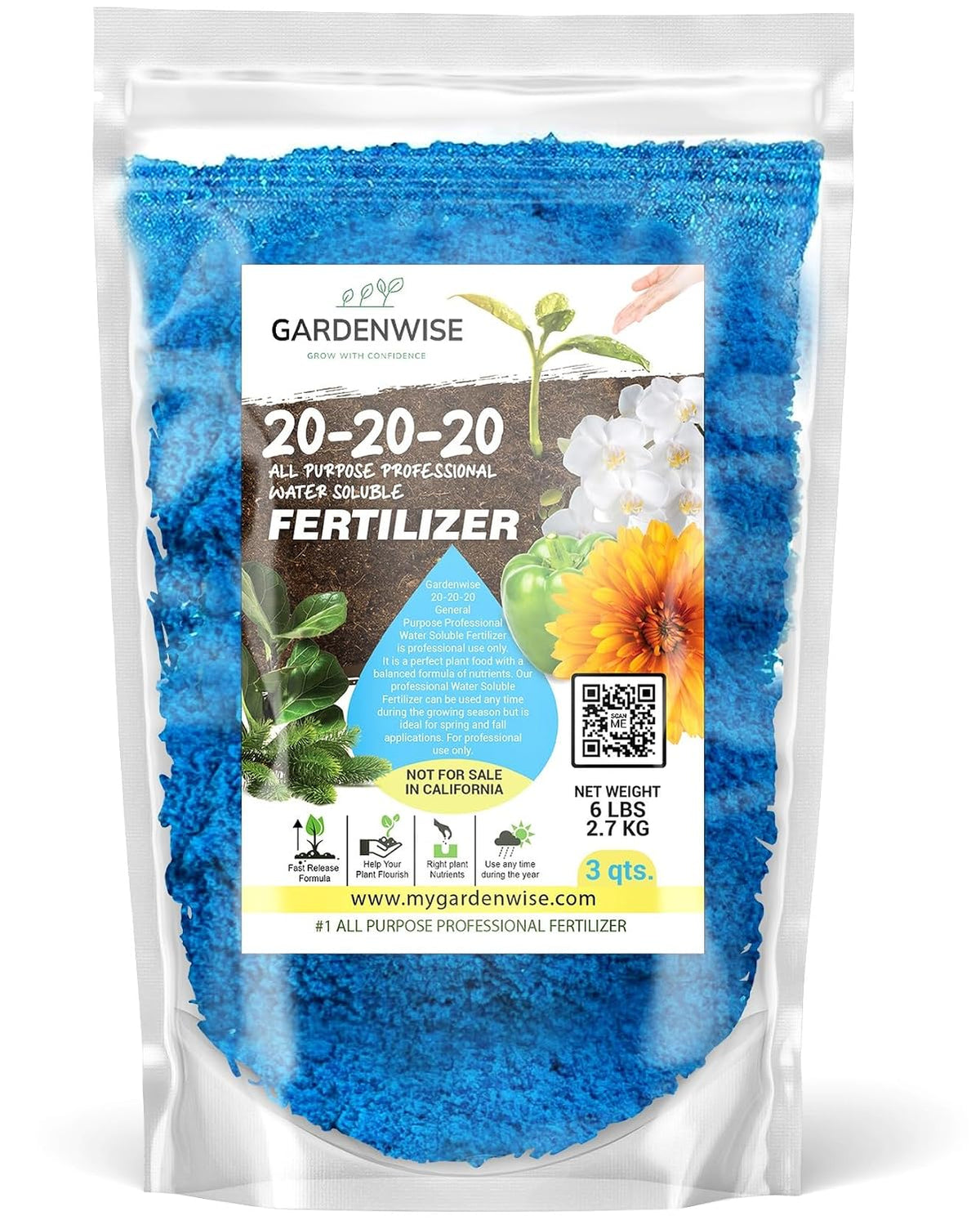 GARDENWISE 6-3-0 All-Purpose Professional Eco-Friendly Slow-Release Nitrogen Fertilizer with Iron & Calcium,Non-Burning, Enhances Soil Structure,for Indoor&Outdoor Plants,Vegetable Gardens (2 QUARTS) Father Jim Norris notebooks