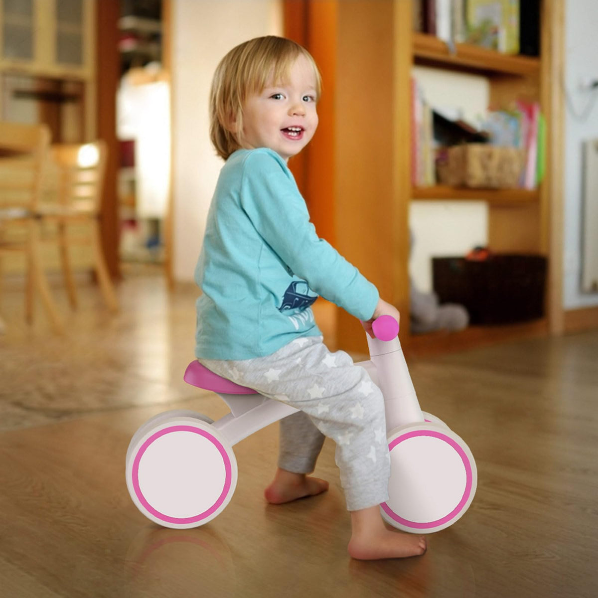 SEREED Baby Balance Bike for 1 Year Old Boy Girl, First Birthday Gift Toy