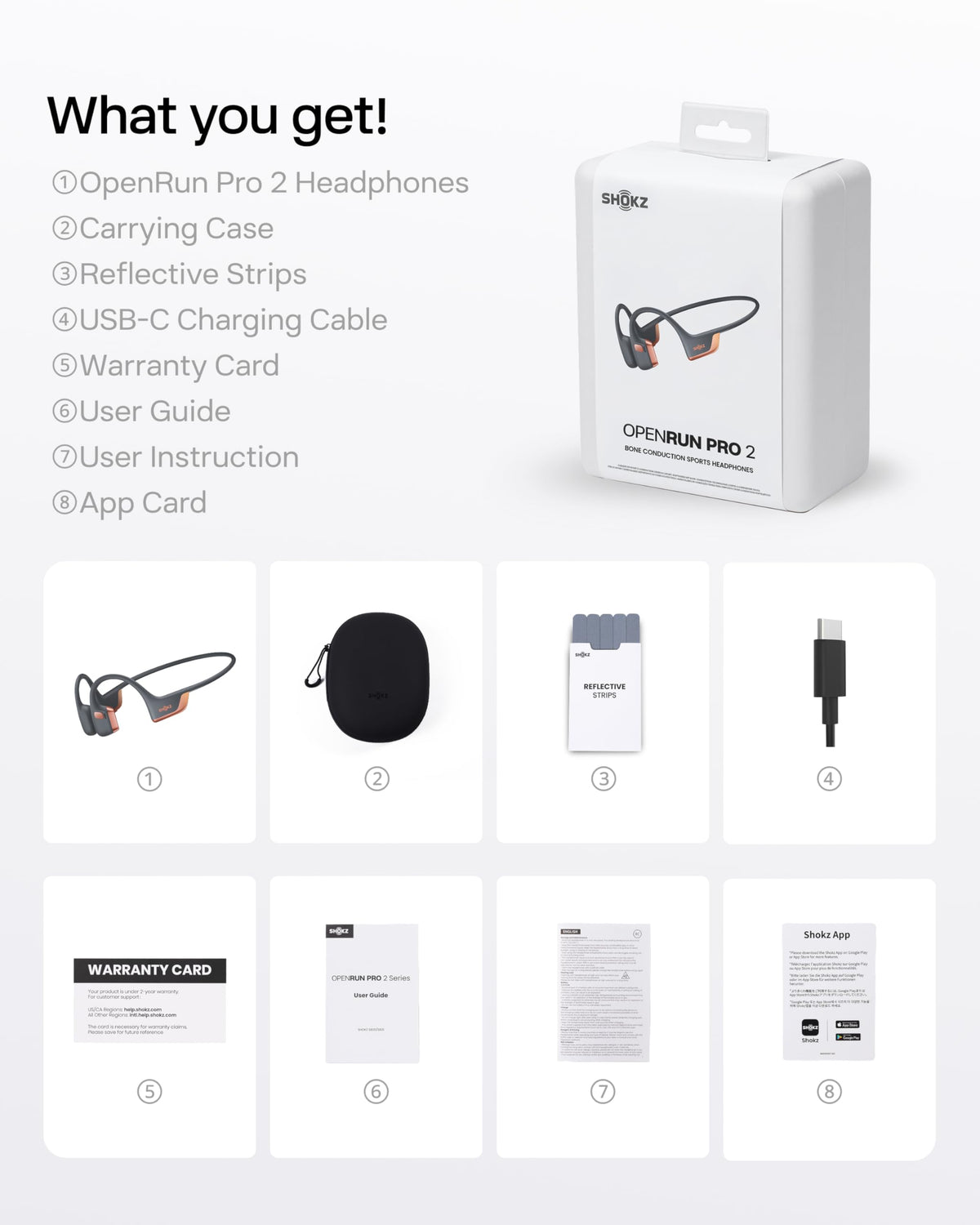 SHOKZ OpenRun Pro 2 Bone Conduction Bluetooth Sport Headphones, Black Father Jim Norris notebooks