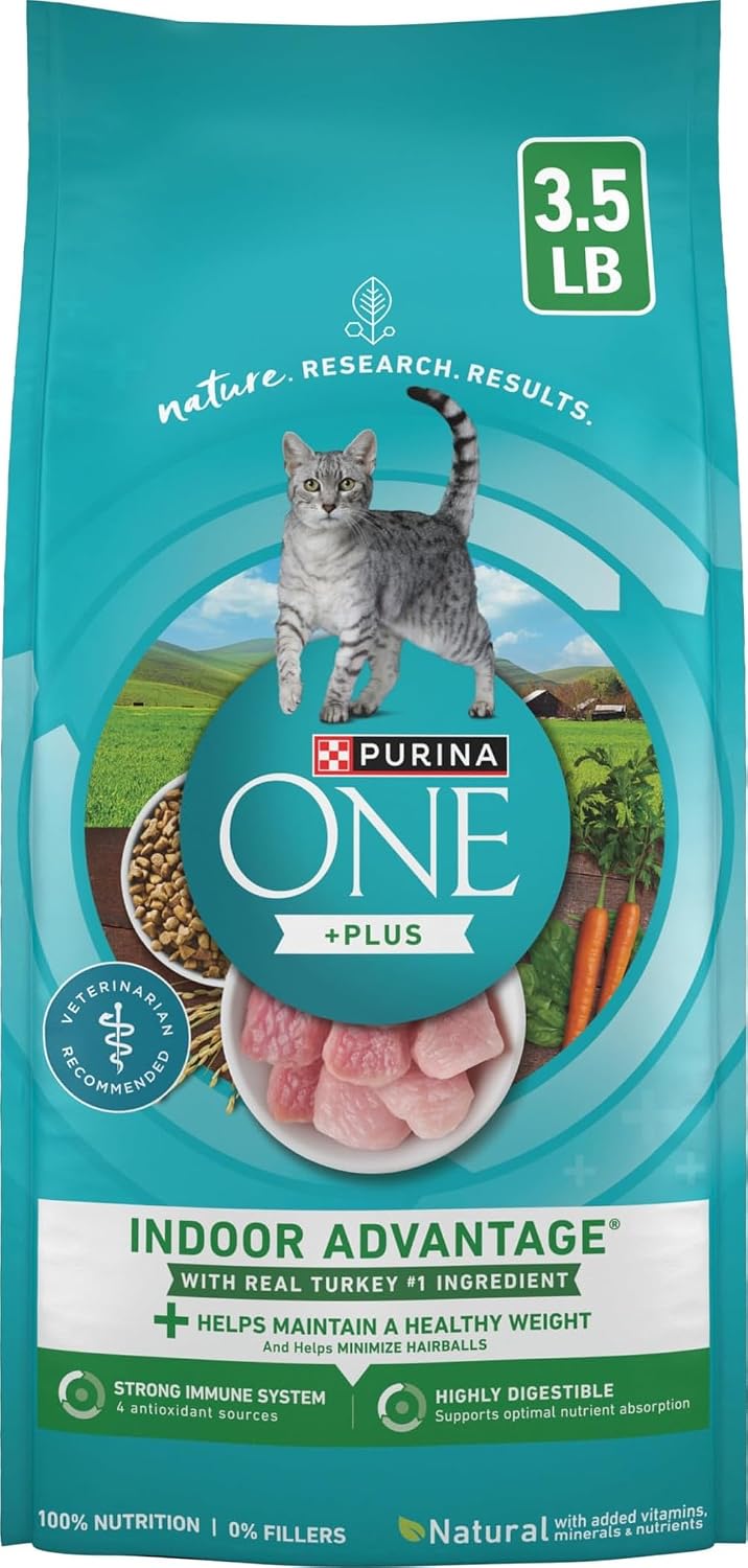 Purina ONE Natural Indoor Dry Cat Food, +Plus Indoor Advantage