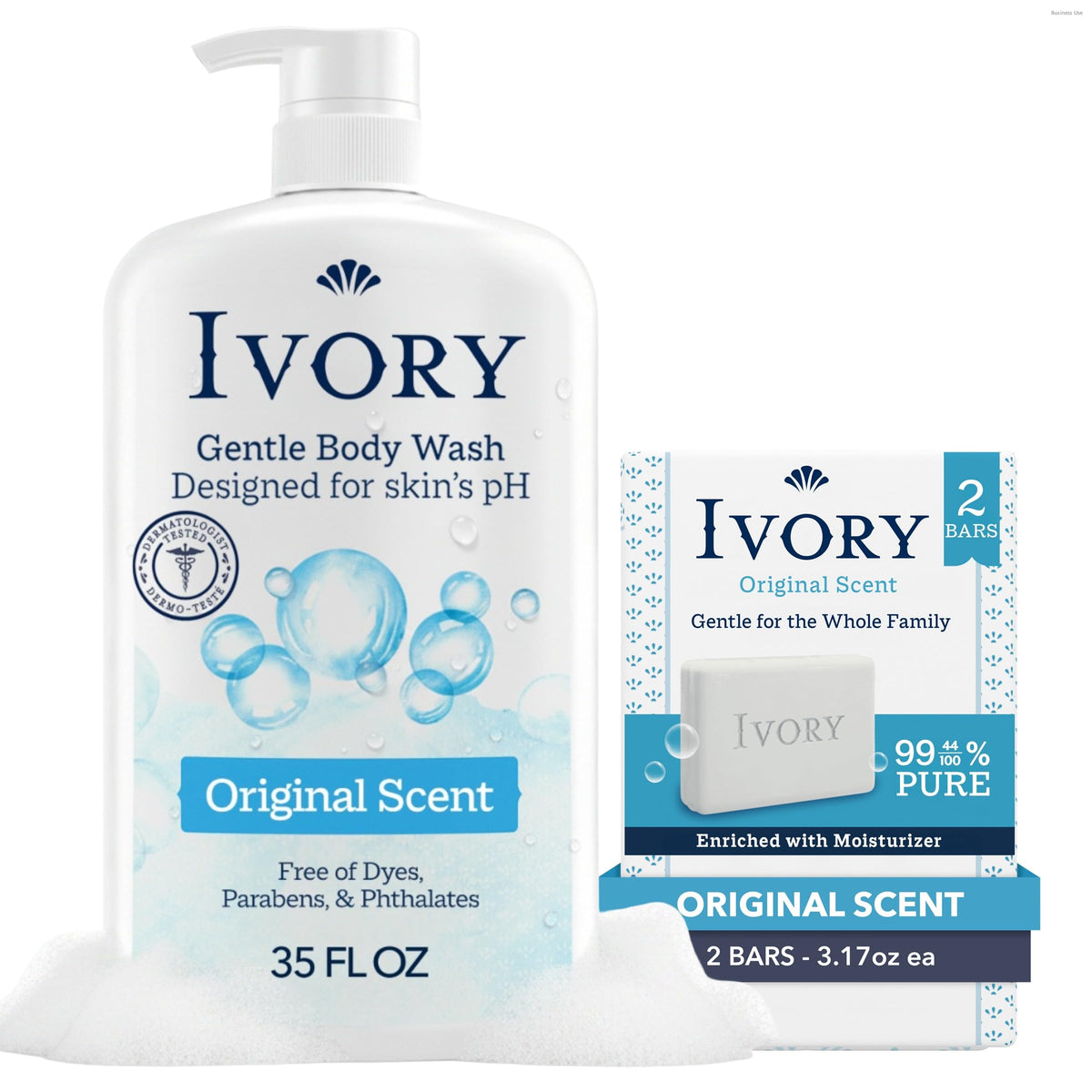 Ivory Body Wash Designed for the Whole Family, Original Scent, 35 fl oz
