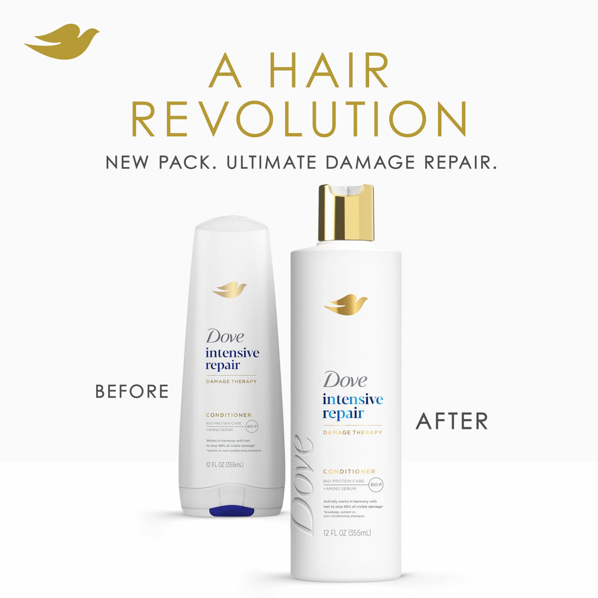Dove Intensive Repair Conditioner for Damaged Hair & Breakage 28oz 4ct