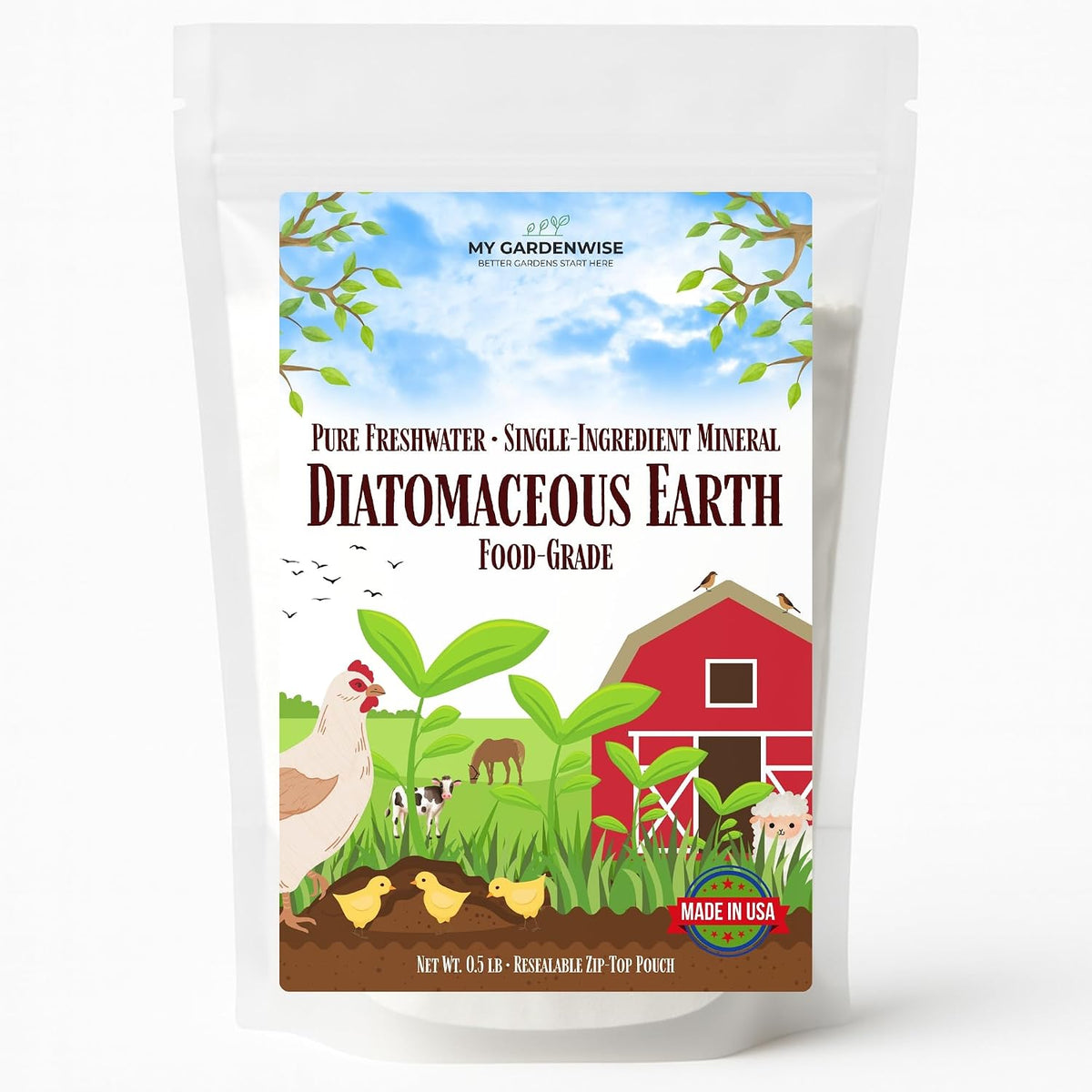 GARDENWISE 6-3-0 All-Purpose Professional Eco-Friendly Slow-Release Nitrogen Fertilizer with Iron & Calcium,Non-Burning, Enhances Soil Structure,for Indoor&Outdoor Plants,Vegetable Gardens (2 QUARTS) Father Jim Norris notebooks