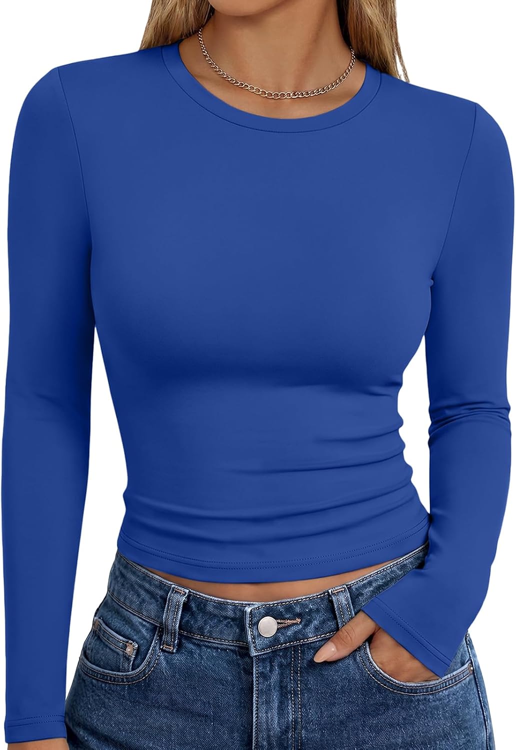 Trendy Queen Womens Long Sleeve T Shirts Fall Fashion Basic Y2K Tops 2026 Father Jim Norris notebooks