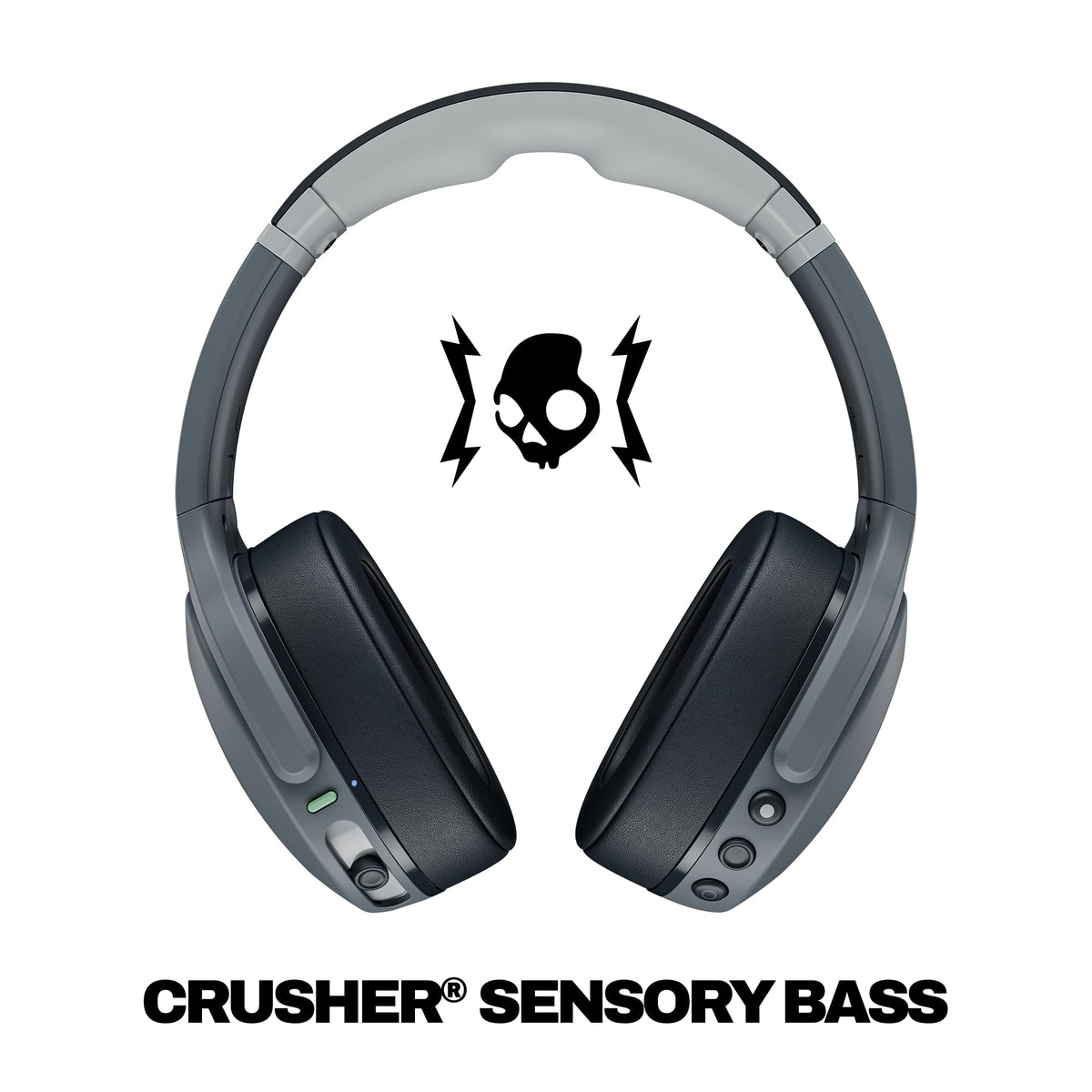 Skullcandy Crusher Evo Wireless Multi-Sensory Bass Headphones - True Black Father Jim Norris notebooks