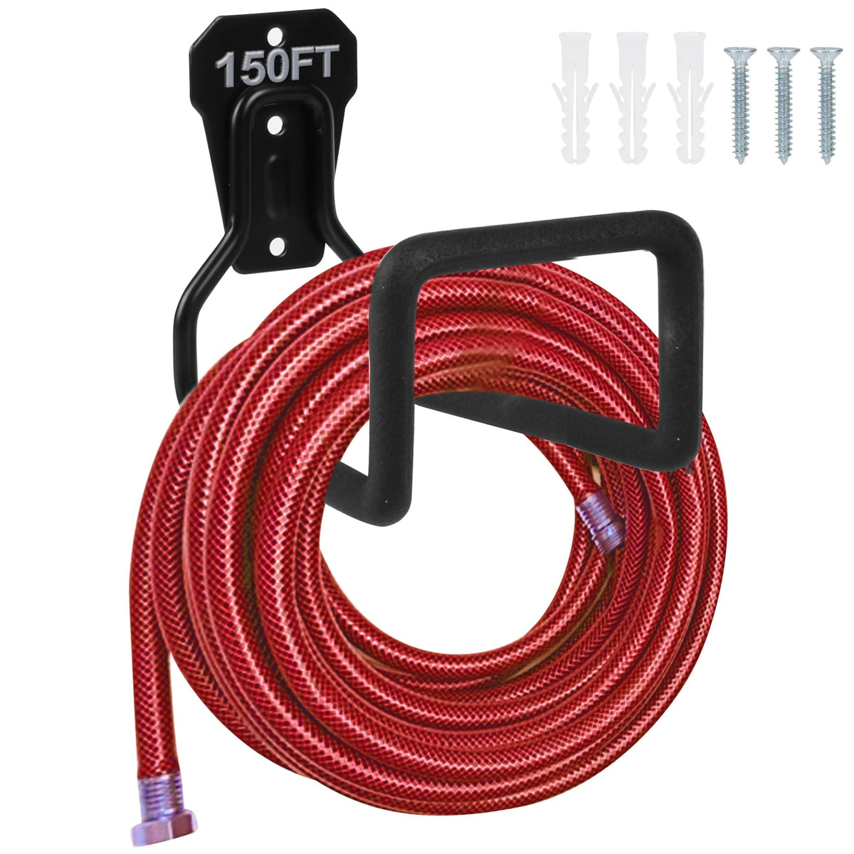 PeoMev Hose Holder Wall Mount Metal Hose Hook Garden Hose Rack Father Jim Norris notebooks