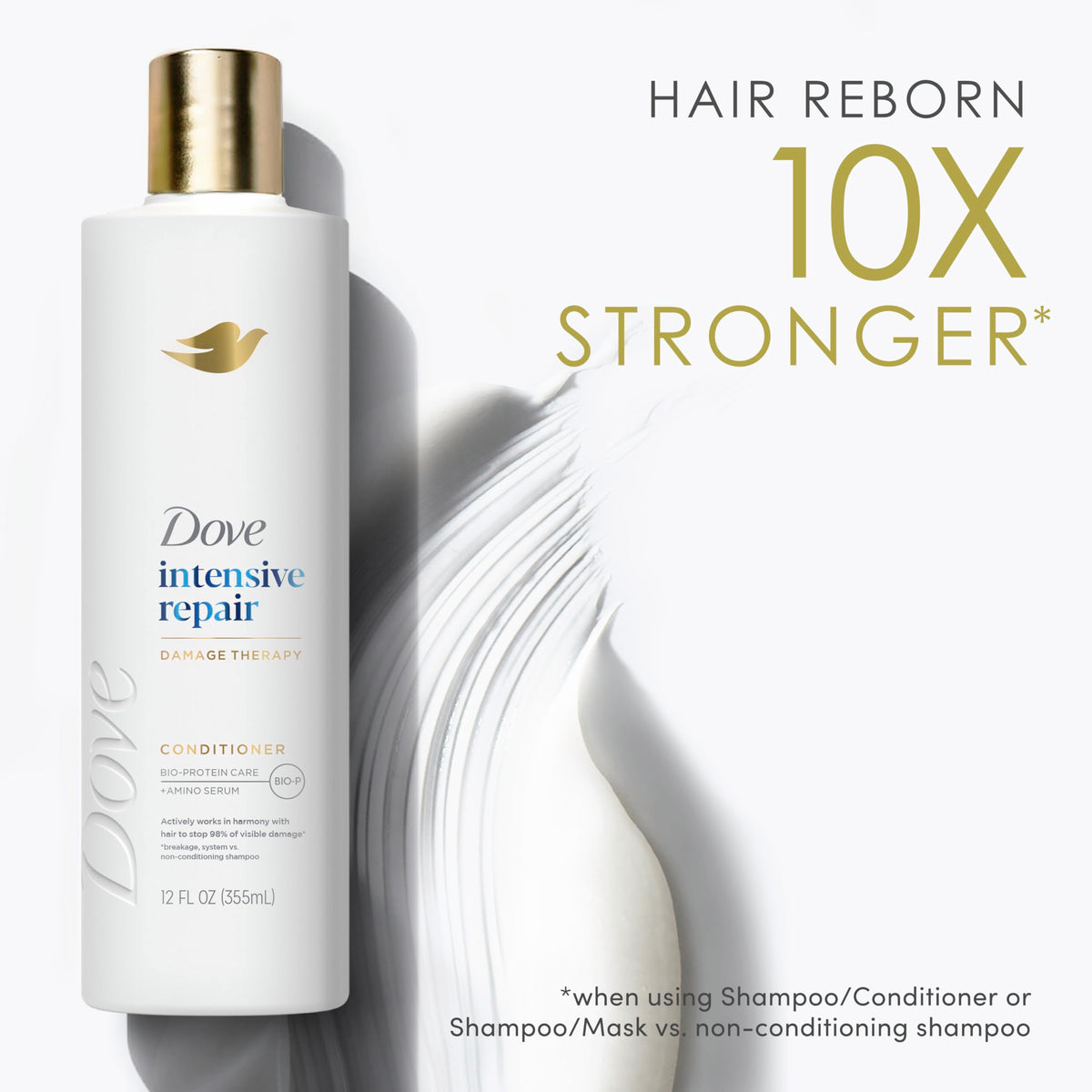 Dove Intensive Repair Conditioner for Damaged Hair & Breakage 28oz 4ct