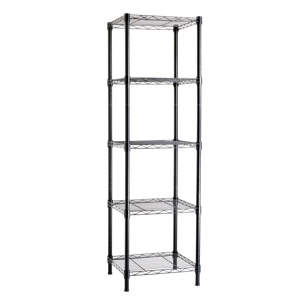 Amazon Basics 5-Shelf Adjustable Heavy Duty Steel Wire Storage Shelves for Garage