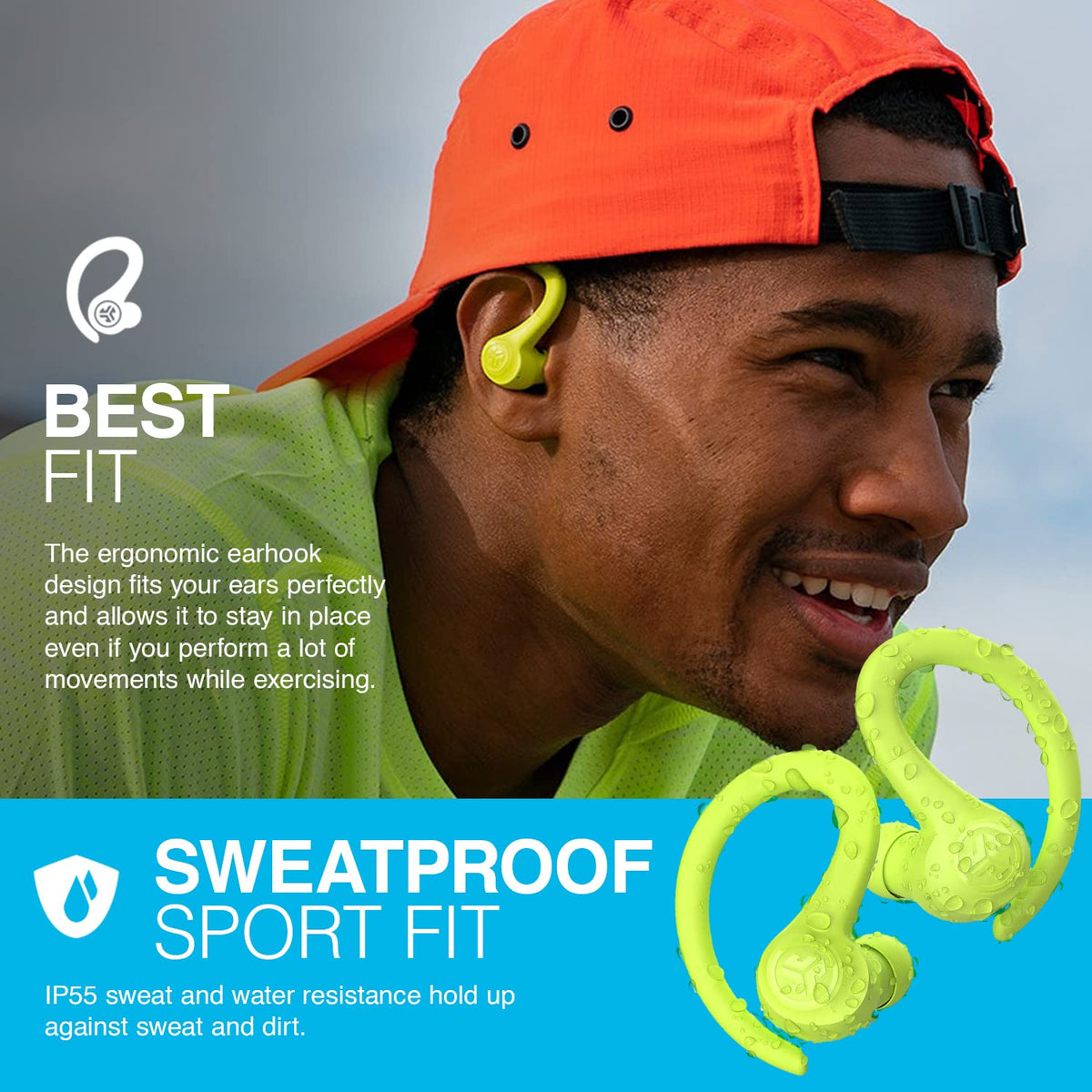 JLab, Go Sport+, True Wireless Workout Earbuds, Bluetooth Sport Earbuds, Clear Calling, Teal Father Jim Norris notebooks