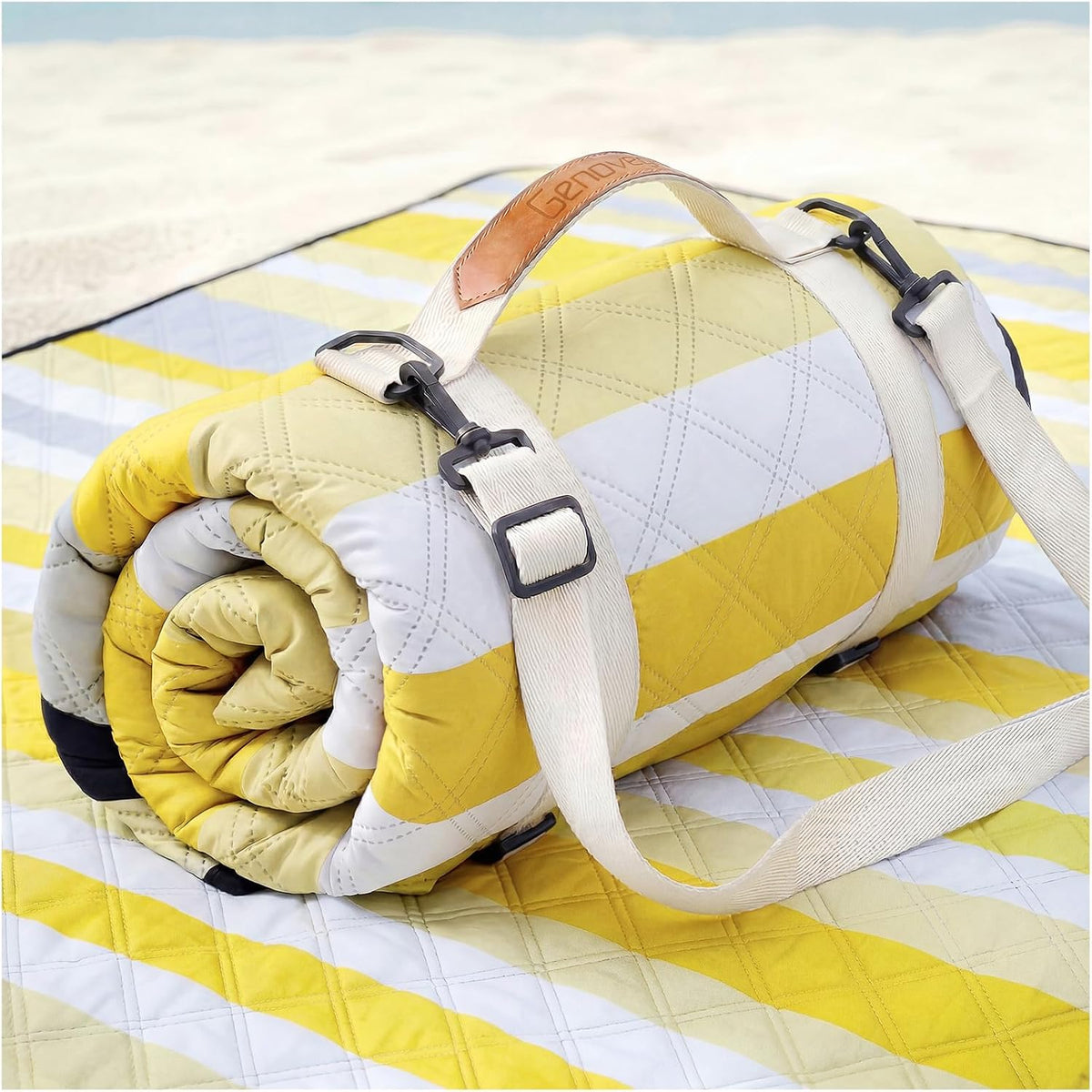Genovega Waterproof Beach Blanket Picnic Outdoor Mat Rug Extra Large Portable Umbrella Wagon Folding Pop Tent Sun Shelter Shade Canopy Ball Cart Cool Cabana Anchor Fan Mesh Bag Tote Toallas Manta Father Jim Norris notebooks