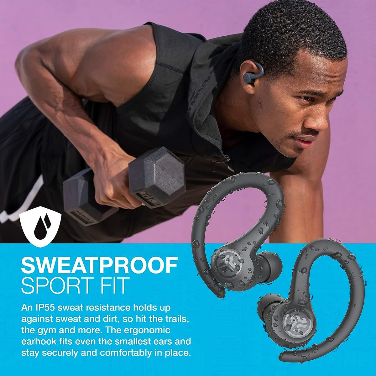 JLab, Go Sport+, True Wireless Workout Earbuds, Bluetooth Sport Earbuds, Clear Calling, Teal Father Jim Norris notebooks