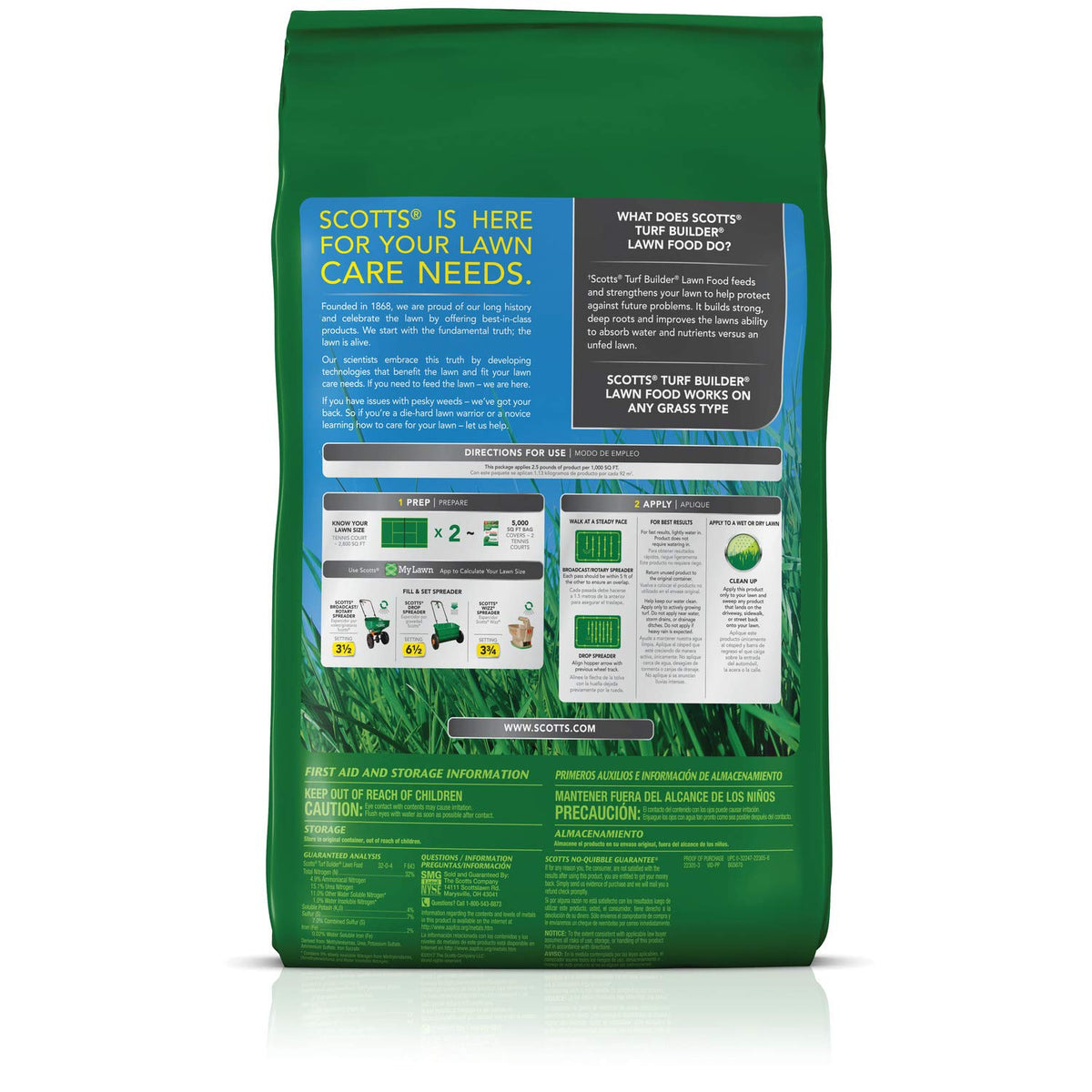 Scotts Turf Builder Lawn Food, 37.50 lbs. Father Jim Norris notebooks