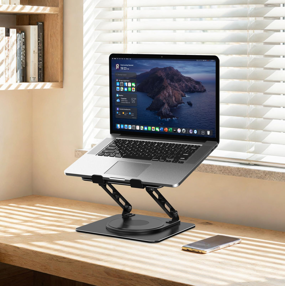 Adjustable Laptop Stand for Desk, Metal Laptop Riser Holder Father Jim Norris notebooks