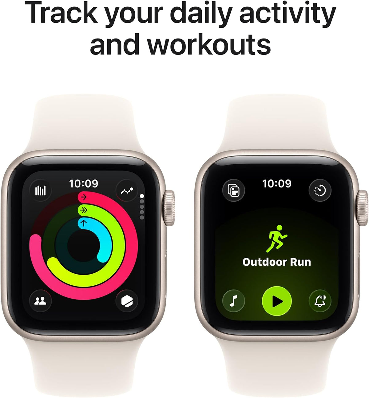Apple Watch SE 3 [GPS 40mm] Smartwatch with Starlight Aluminum Case with Starlight Sport Band - S/M. Fitness and Sleep Trackers, Heart Rate Monitor, Always-On Display, Water Resistant Father Jim Norris notebooks