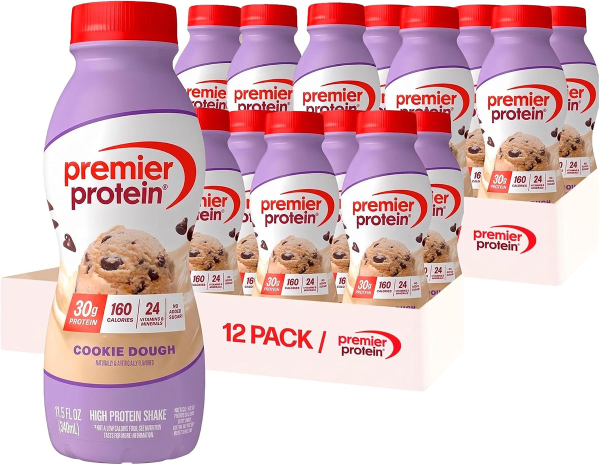Premier Protein 30g High Protein Shake, Chocolate, 12 Pack