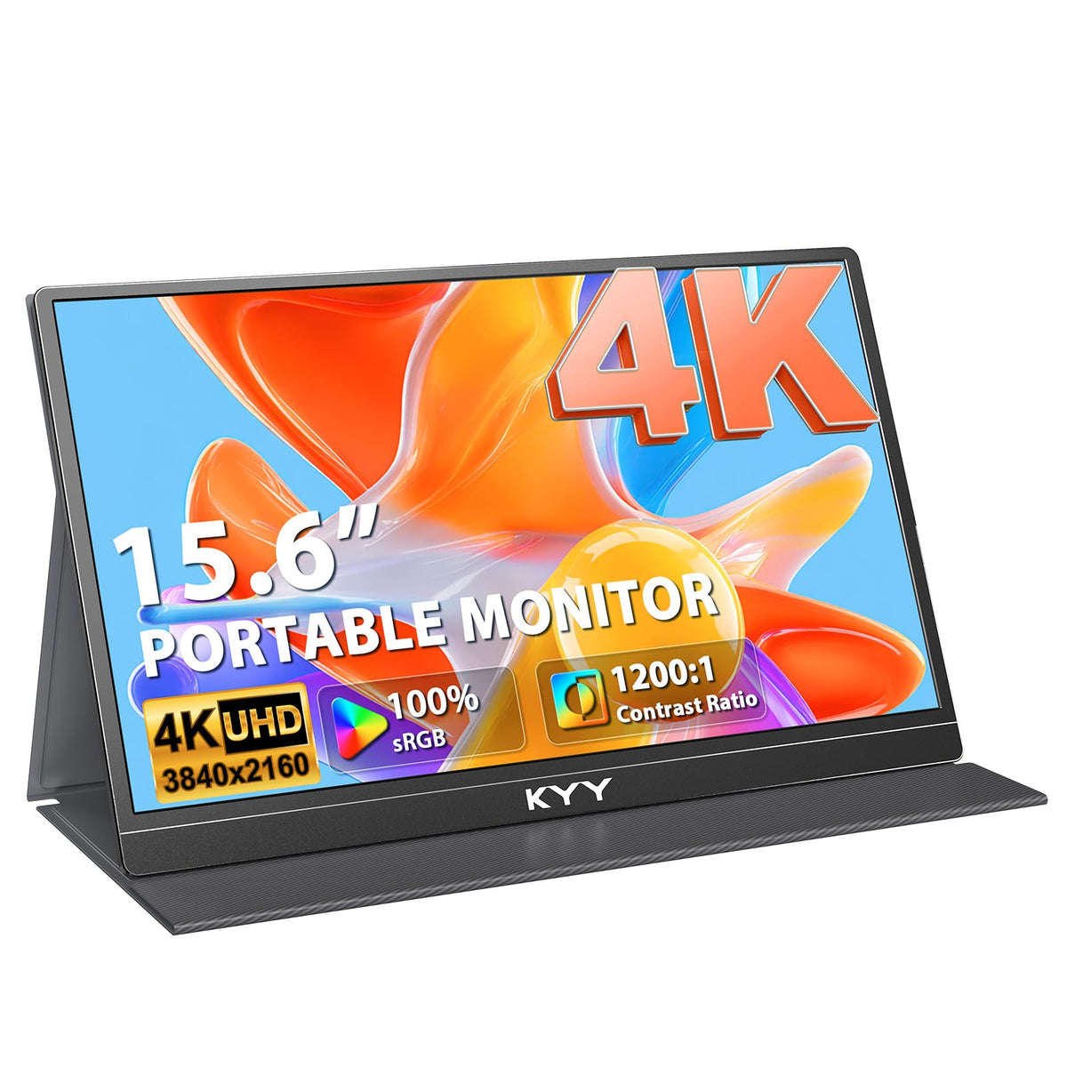 KYY Portable Monitor 15.6" 1080P Computer Monitor Screen Extender w/Cover Father Jim Norris notebooks