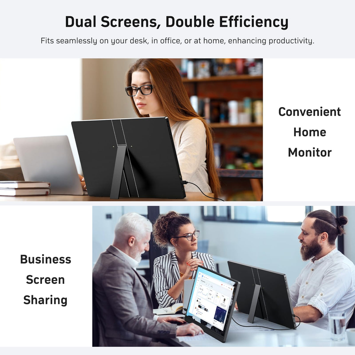 MNN 15.6" FHD 60Hz Portable Monitor USB-C HDMI IPS HDR Gaming Laptop Father Jim Norris notebooks