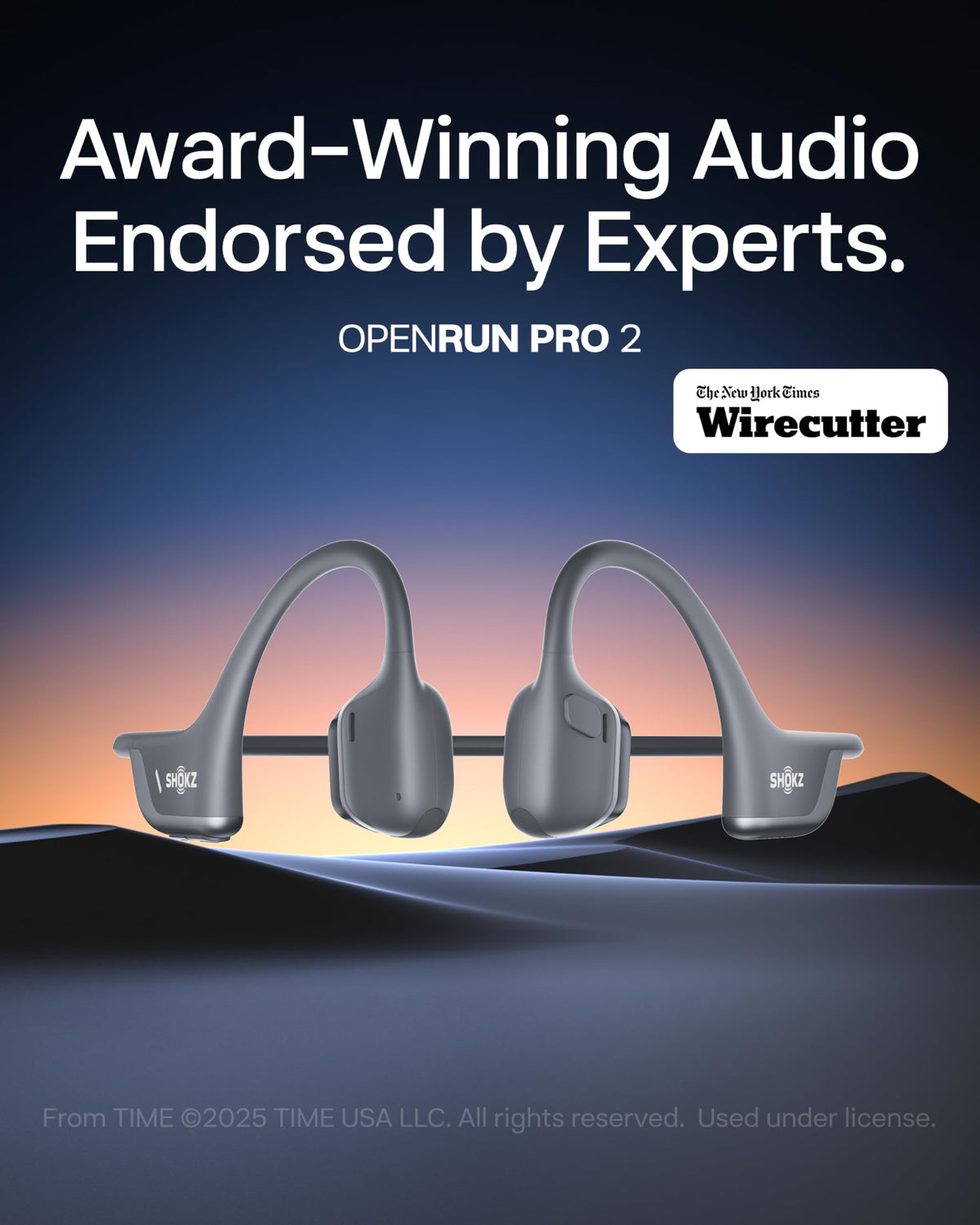 SHOKZ OpenRun Pro 2 Bone Conduction Bluetooth Sport Headphones, Black Father Jim Norris notebooks