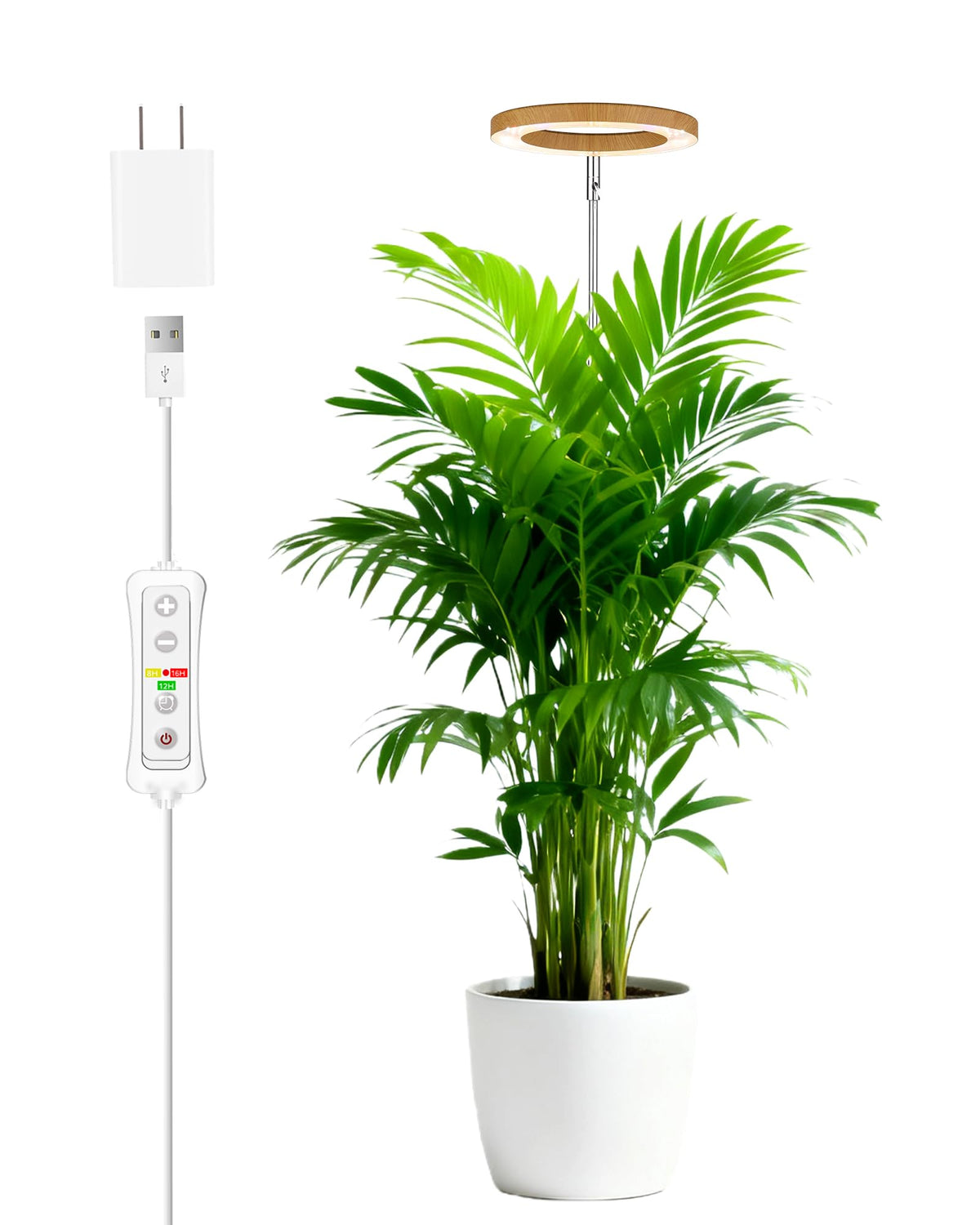 Yadoker 144 LEDs Full Spectrum Plant Grow Light for Indoor Plants,Height Adjustable, 6.3" Aluminum Housing,Automatic Timer with 8/12/16 Hours,10-Level Brightness,Black Plant Light with Base,2 Pack Father Jim Norris notebooks