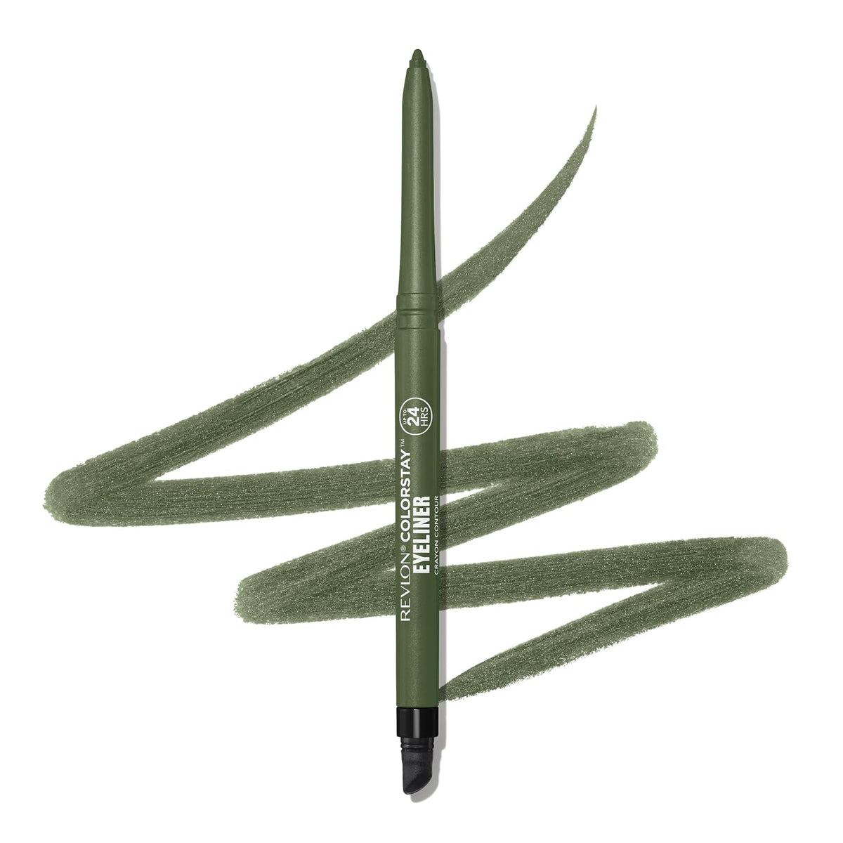REVLON ColorStay Pencil Waterproof Eyeliner, 204 Charcoal, 0.01 oz