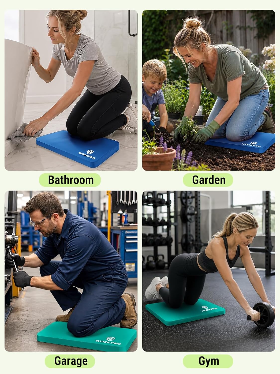 WORKPRO Extra Thick Kneeling Pad, Soft NBR Foam Cushioning for Knees Father Jim Norris notebooks
