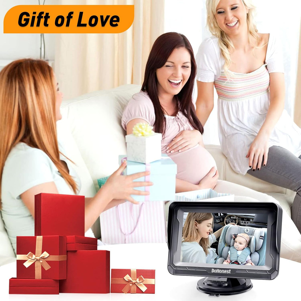 DoHonest Baby Car Camera HD 1080P: Rear Facing Car Baby Monitor Clear Image Father Jim Norris notebooks