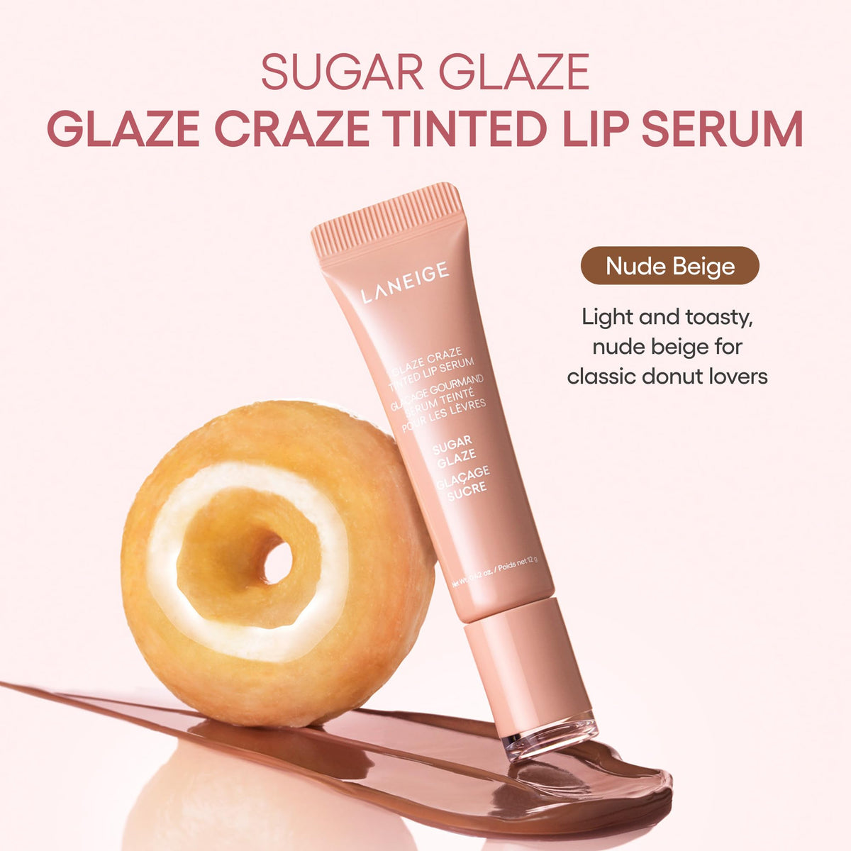 LANEIGE Glaze Craze Tinted Lip Serum with Plumping Polypeptides Father Jim Norris notebooks