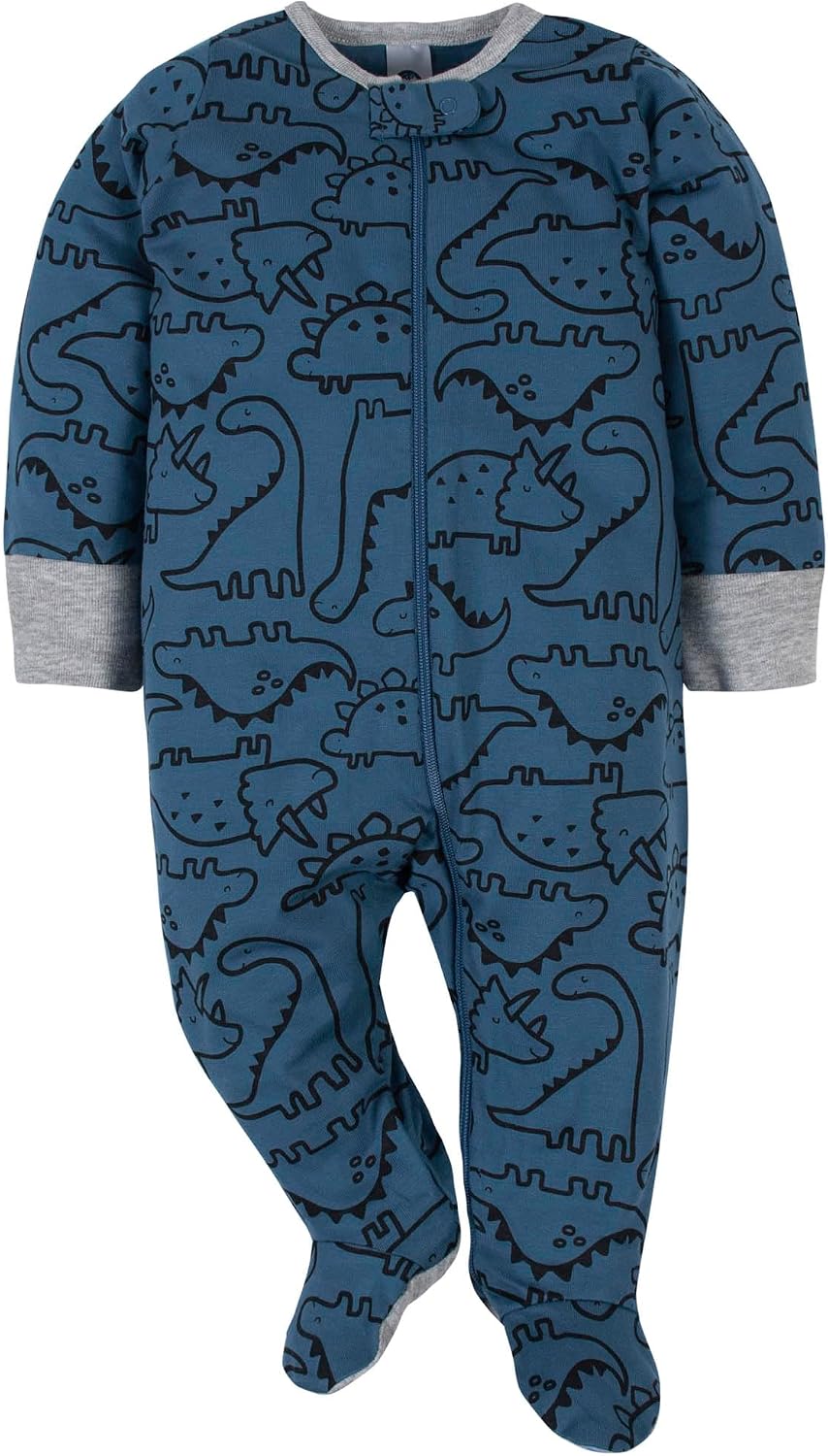Gerber Baby Boys' 4 Pack Sleep 'N Play Footie