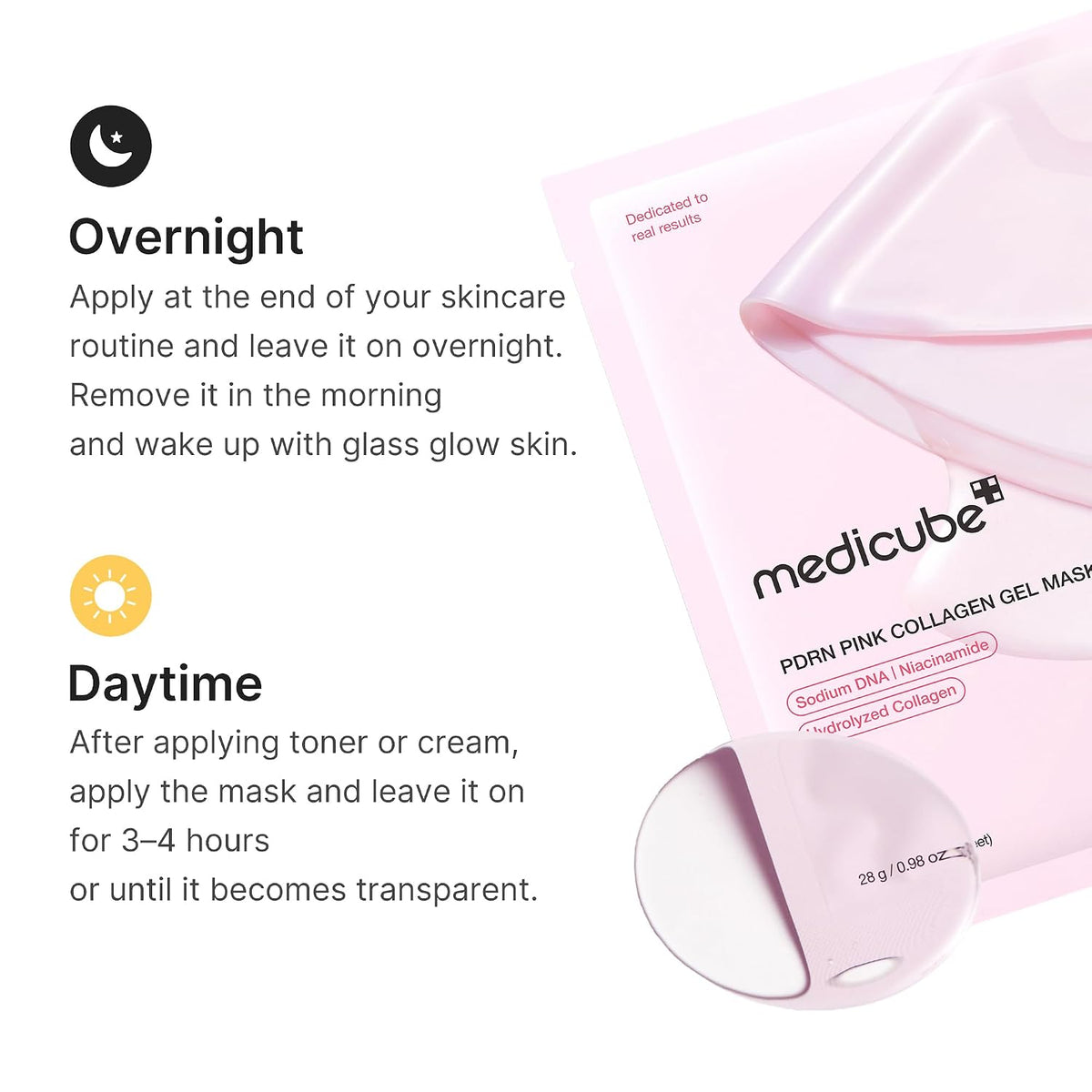 medicube Jelly Gel Mask with Salmon DNA PDRN Pink Collagen, Plump & Hydrate Father Jim Norris notebooks