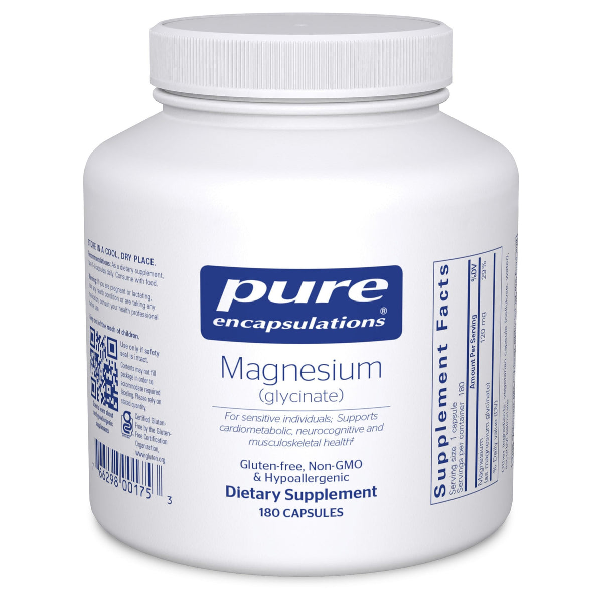 Pure Encapsulations Magnesium (Glycinate), 90 Capsules Father Jim Norris notebooks