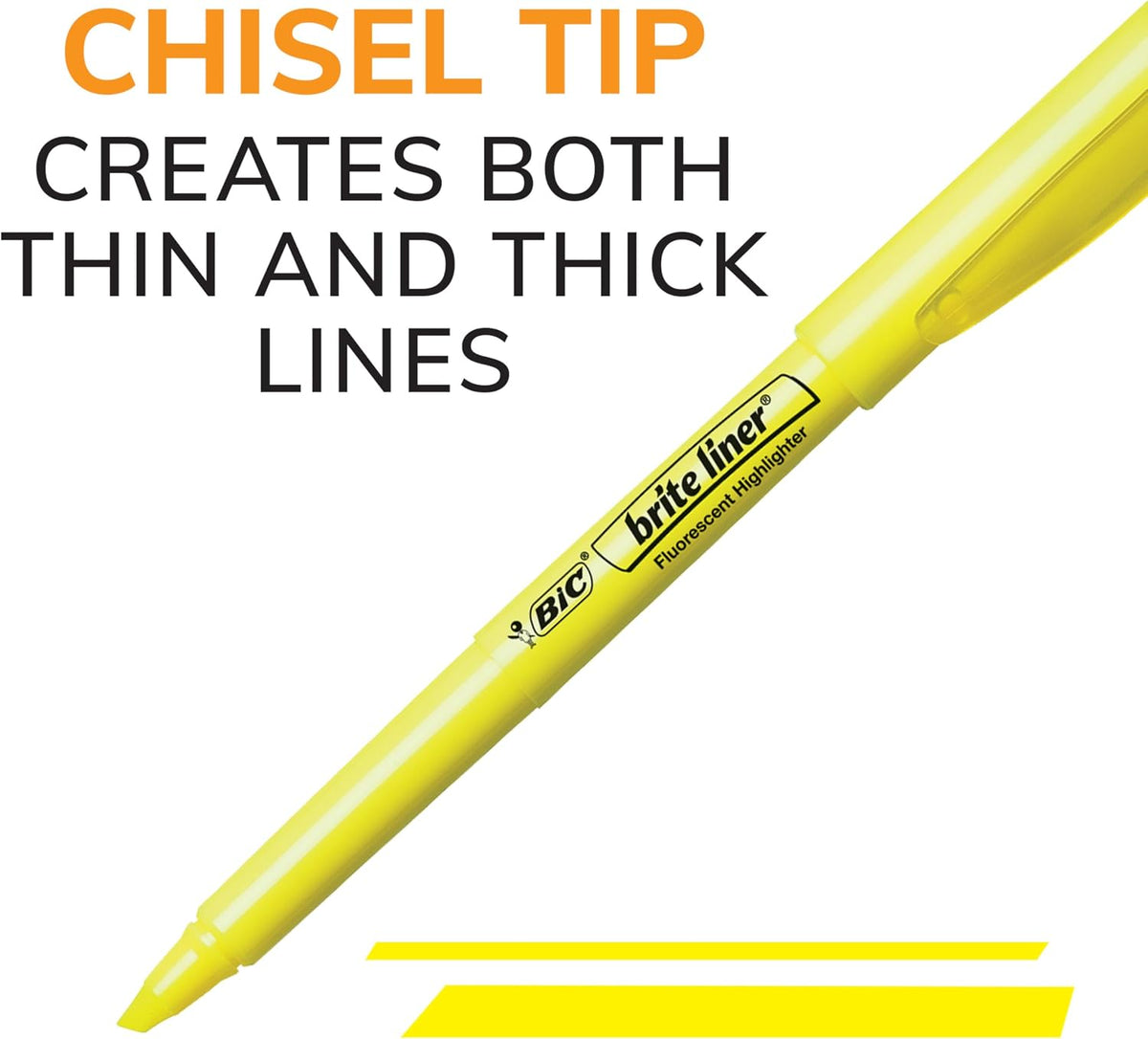 BIC Brite Liner Highlighters, Chisel Tip, 5-Count Pack, Assorted Colors Father Jim Norris notebooks
