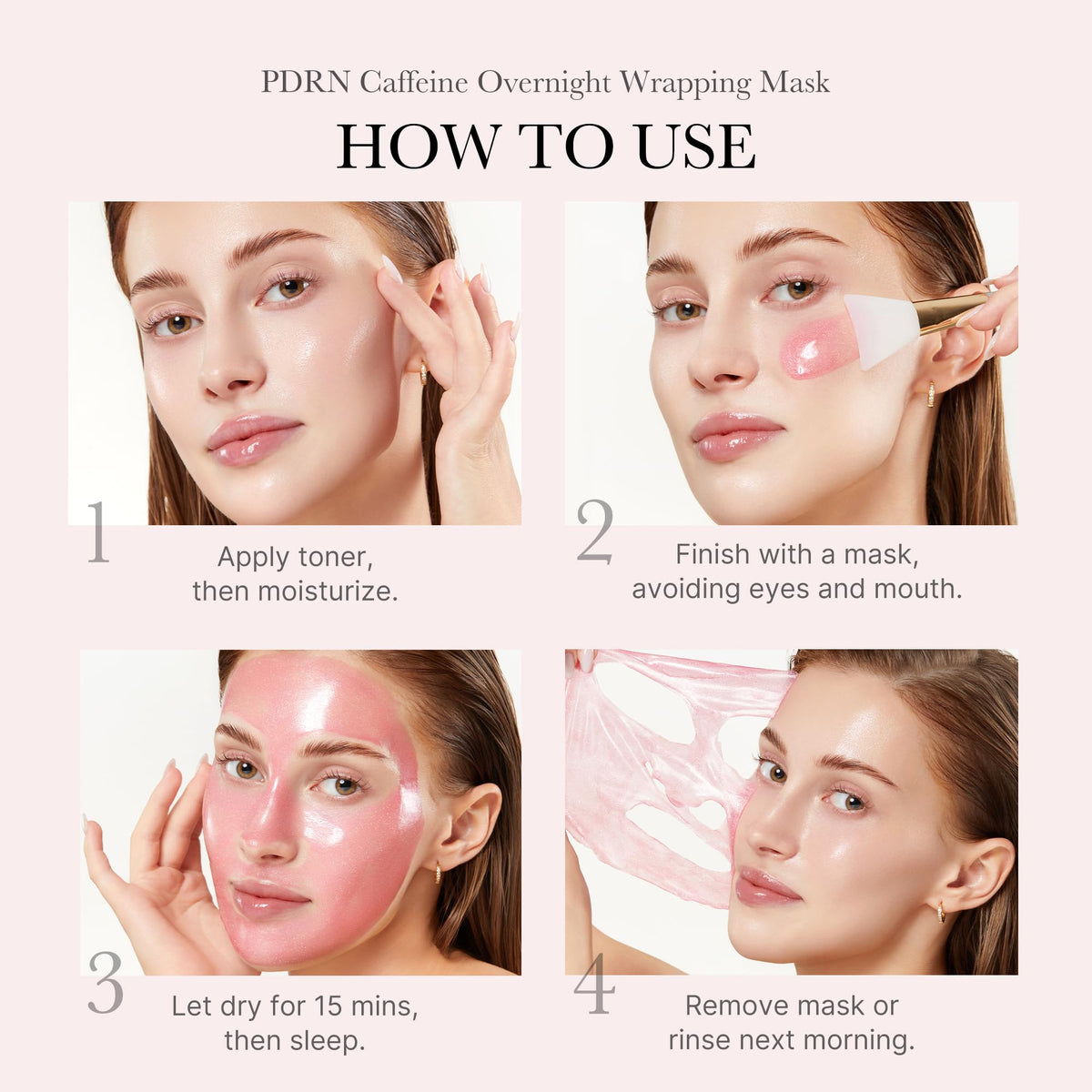 medicube Wrapping Mask Collagen Glazed Milky Glow - Daytime Peel Off Mask