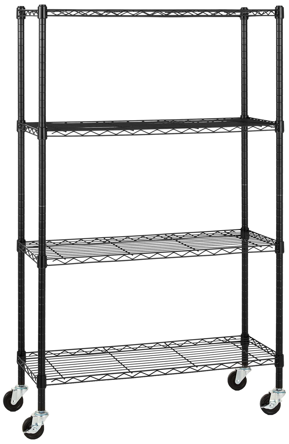 Amazon Basics 5-Shelf Adjustable Heavy Duty Steel Wire Storage Shelves for Garage