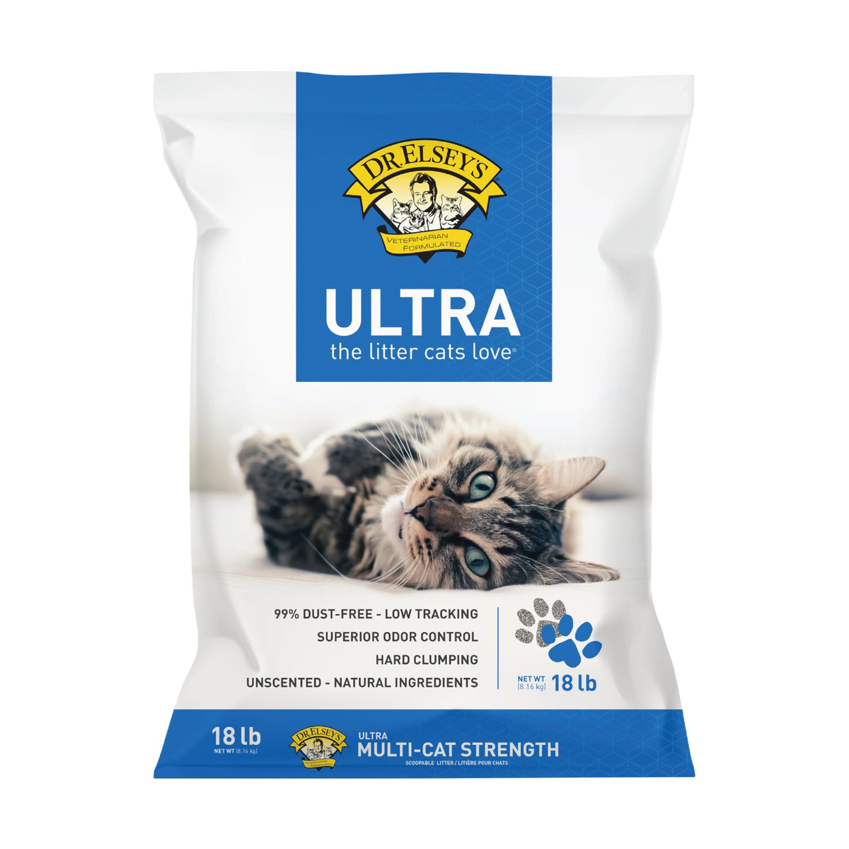 Dr. Elsey's Ultra UnScented Clumping Clay Cat Litter 40 lb. Bag Father Jim Norris notebooks