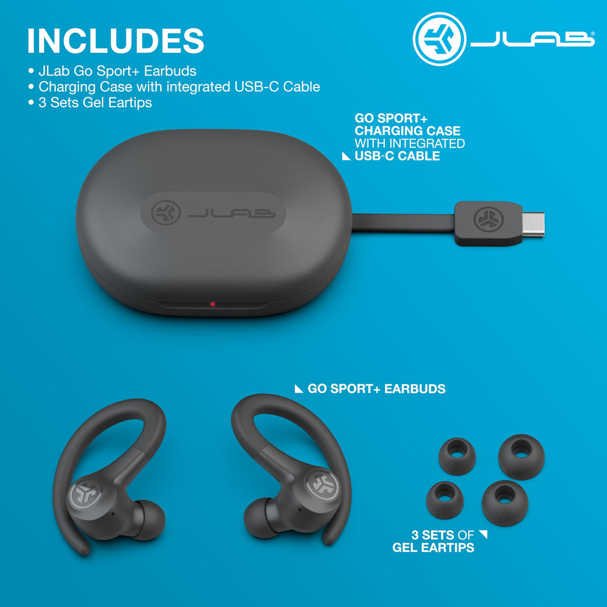JLab, Go Sport+, True Wireless Workout Earbuds, Bluetooth Sport Earbuds, Clear Calling, Teal Father Jim Norris notebooks