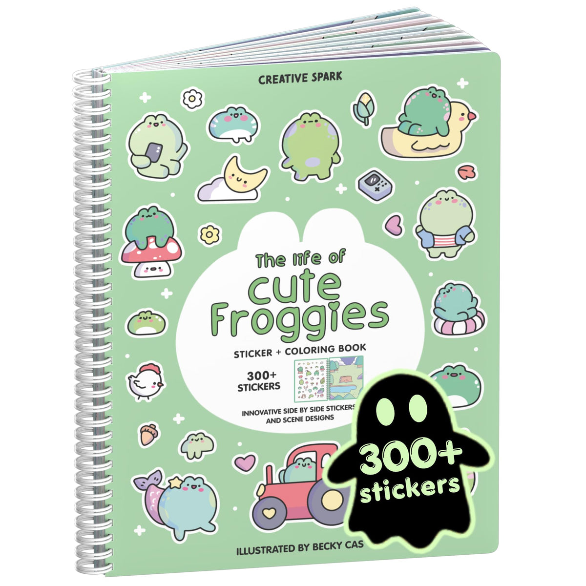 Cupkin Animal Habitats Sticker Book | 12 Coloring & Activity, 500+ Stickers