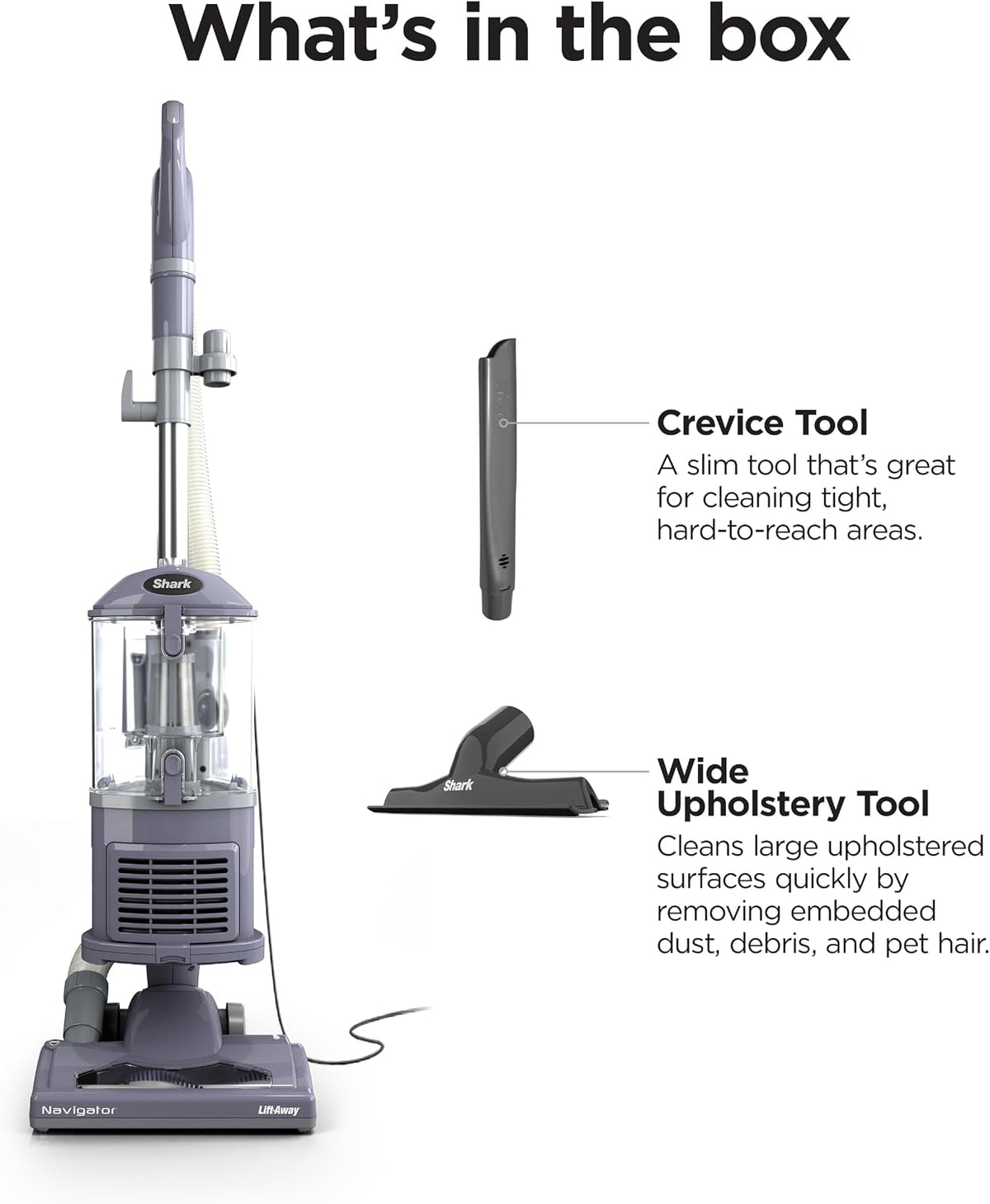 Shark Navigator Lift-Away Upright Vacuum Cleaner, HEPA, Lavender, NV352