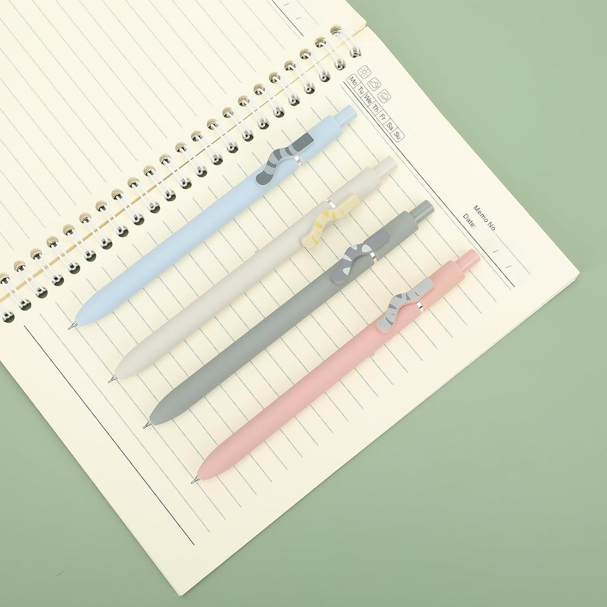 Ddaowanx Gel Pens,6 Pcs 0.5mm Retractable Quick Dry Black Ink Pens Father Jim Norris notebooks