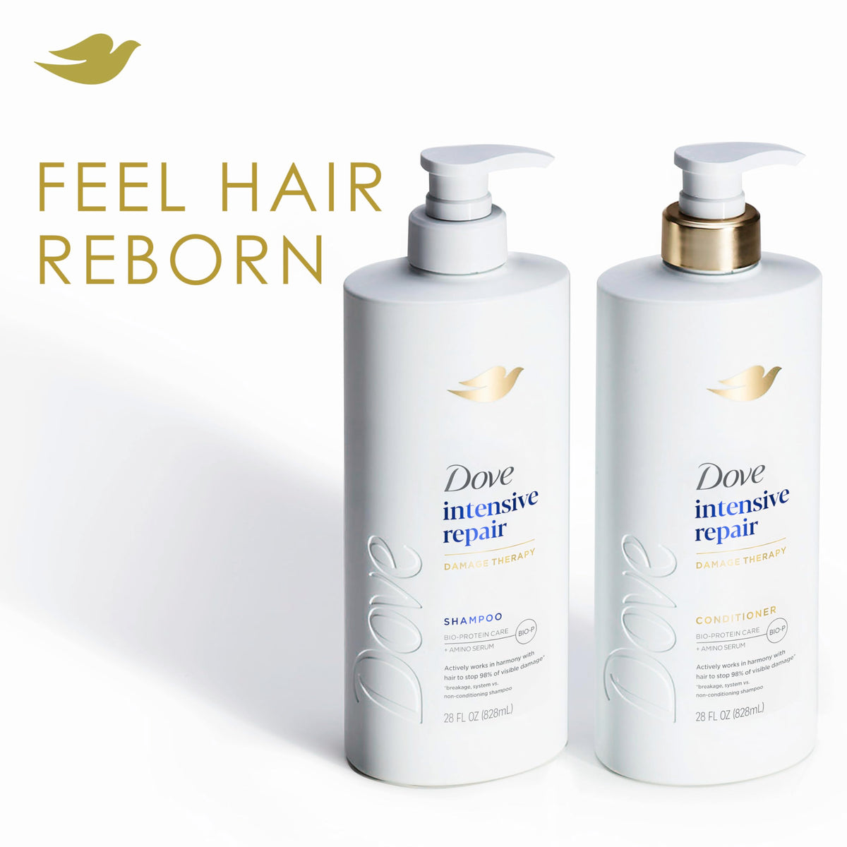 Dove Intensive Repair Conditioner for Damaged Hair & Breakage 28oz 4ct
